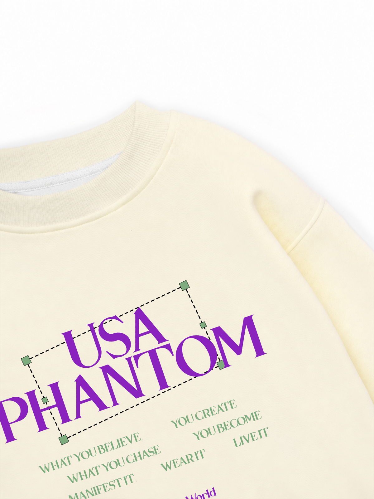 Áo Sweater Nỉ Hai Da USA Phantom Chase