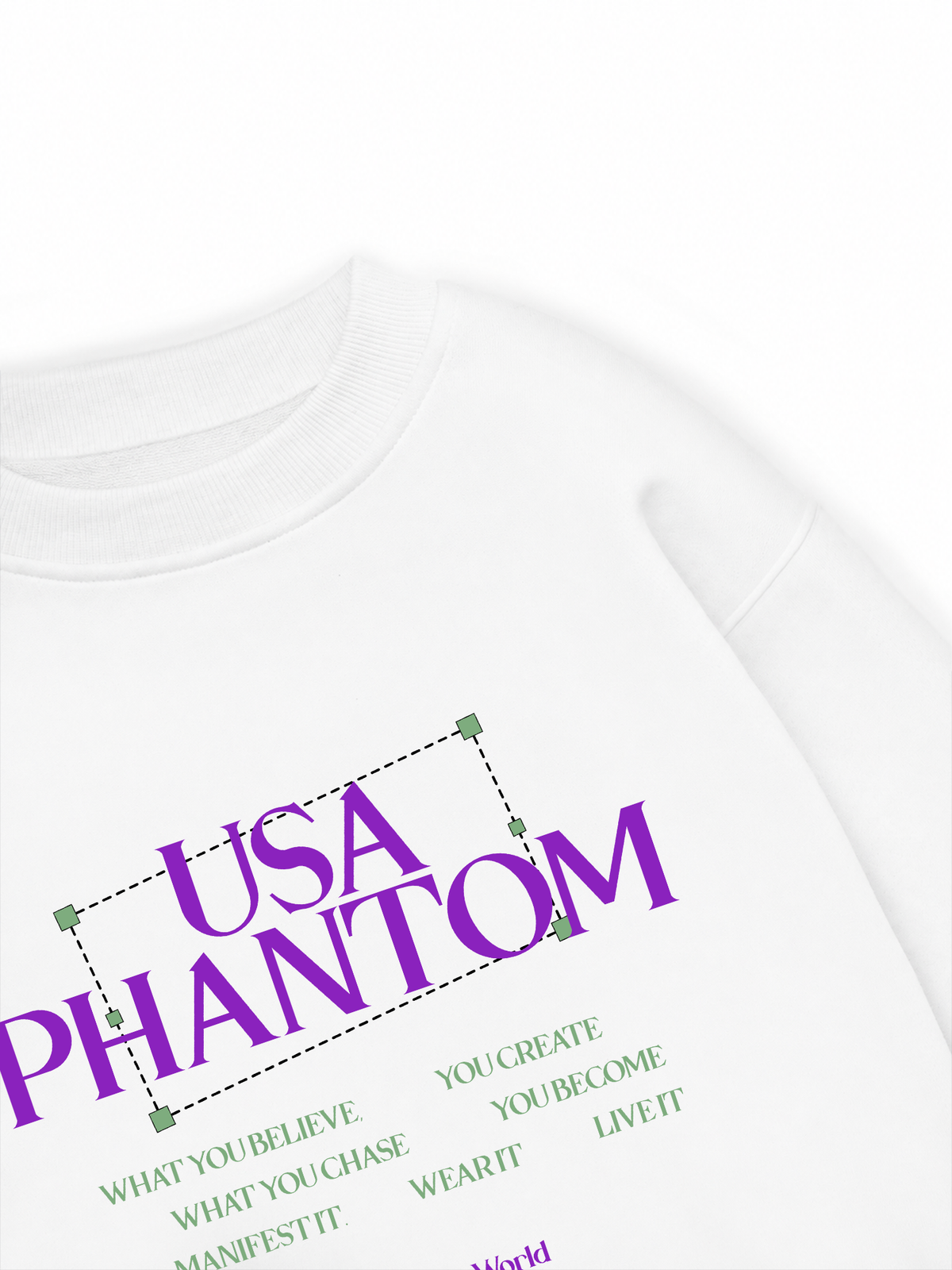 Áo Sweater Nỉ Hai Da USA Phantom Chase