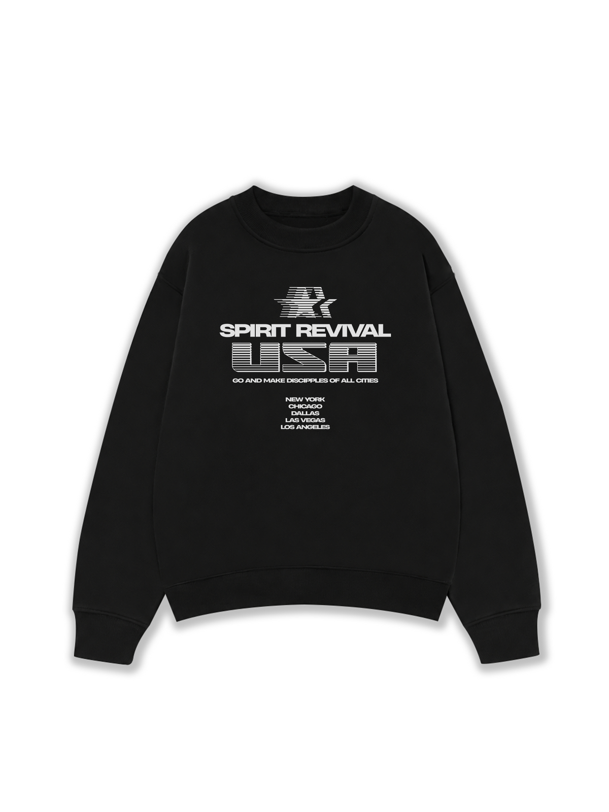Áo Sweater Nỉ Hai Da USA Spirit Revival
