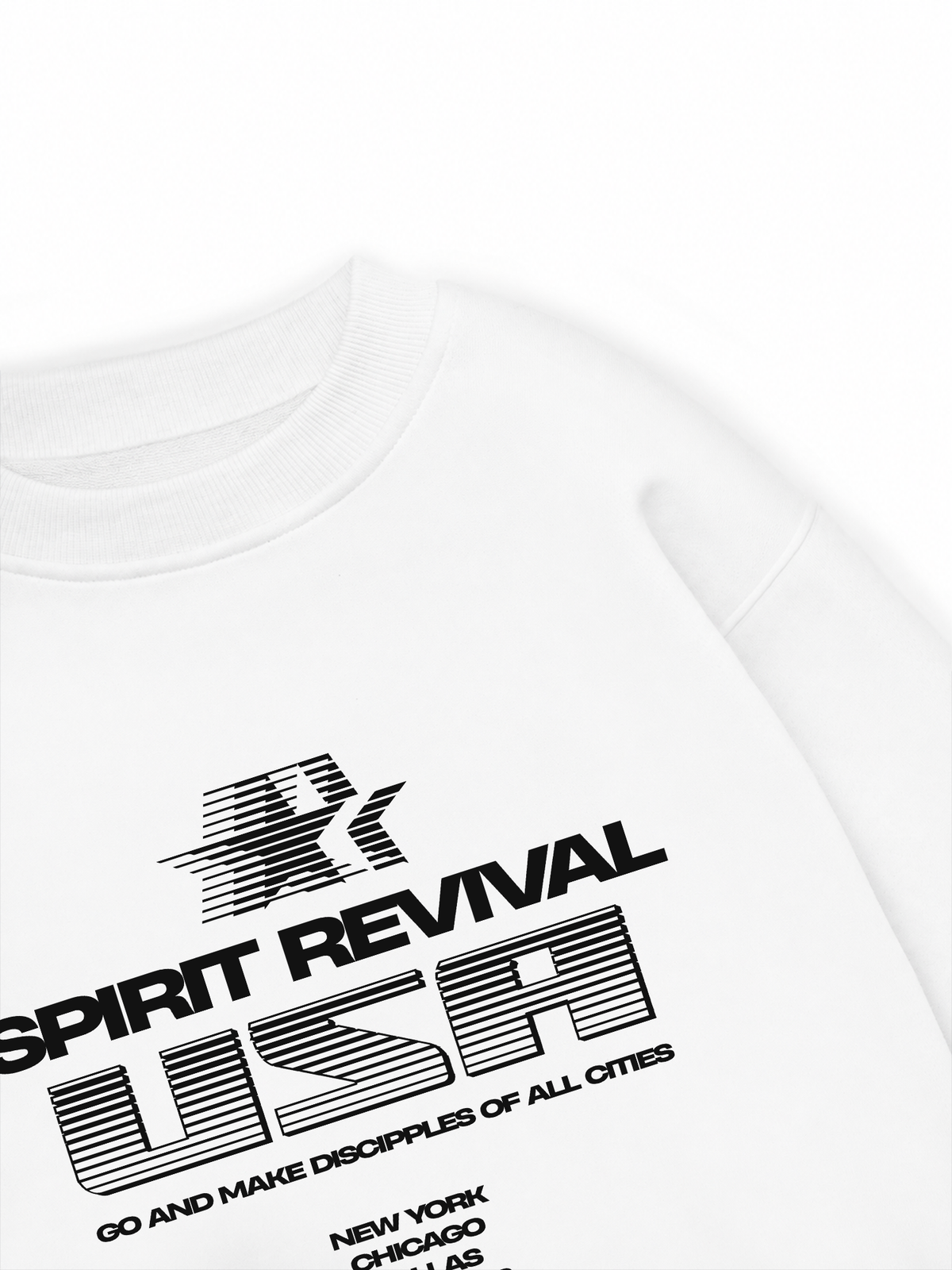 Áo Sweater Nỉ Hai Da USA Spirit Revival