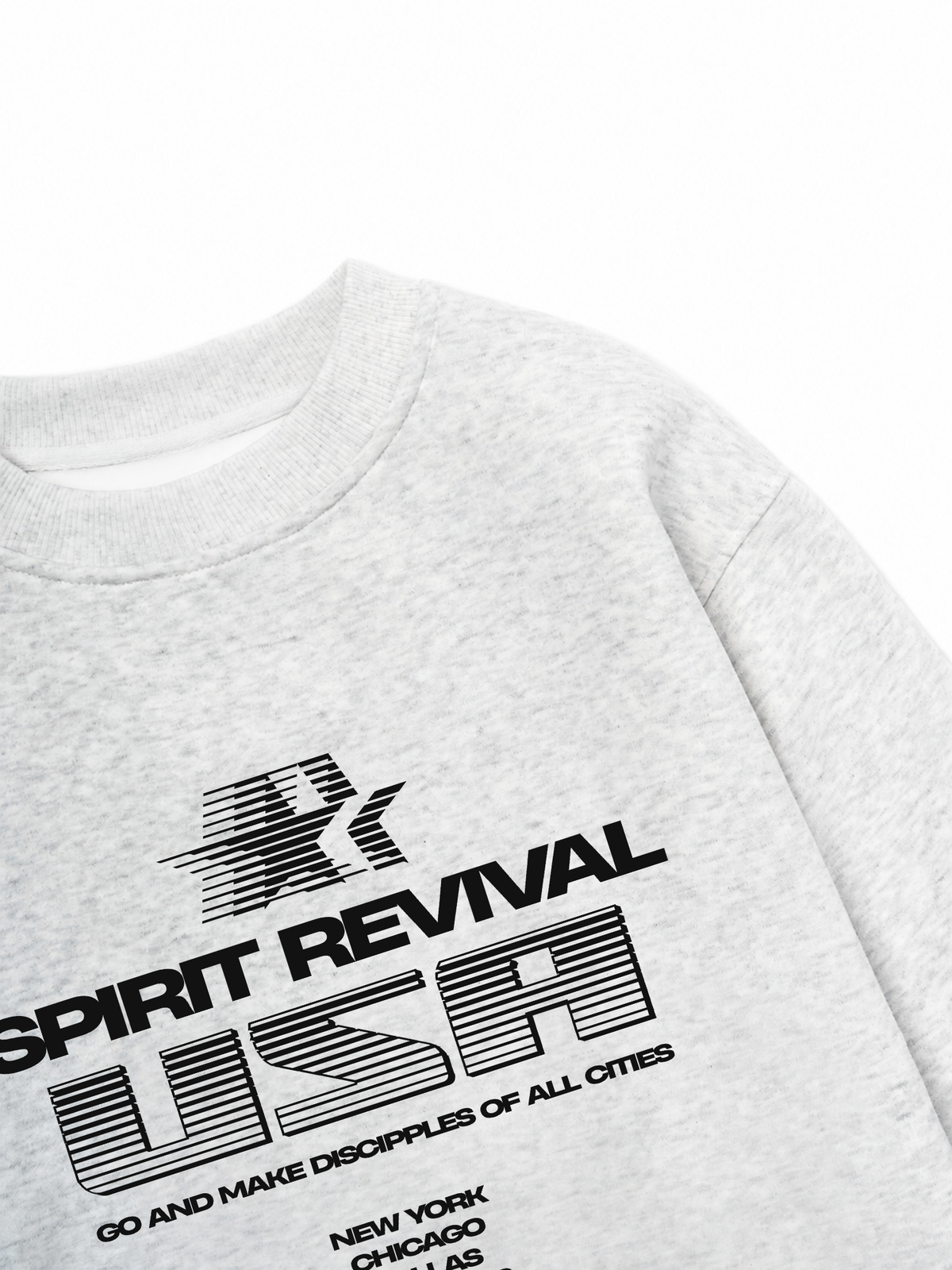 Áo Sweater Nỉ Hai Da USA Spirit Revival