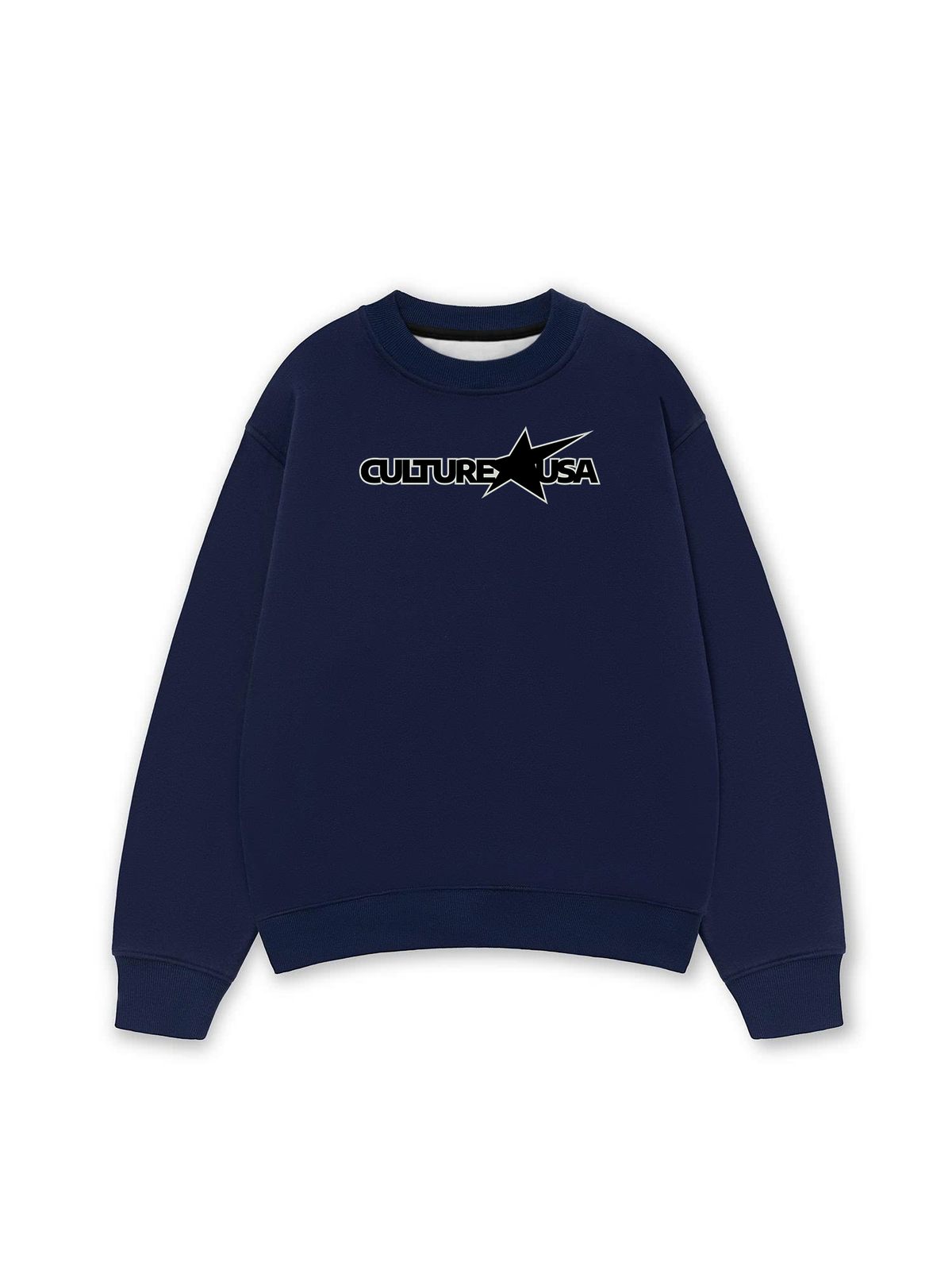Áo Sweater Nỉ Hai Da USA Culture Star
