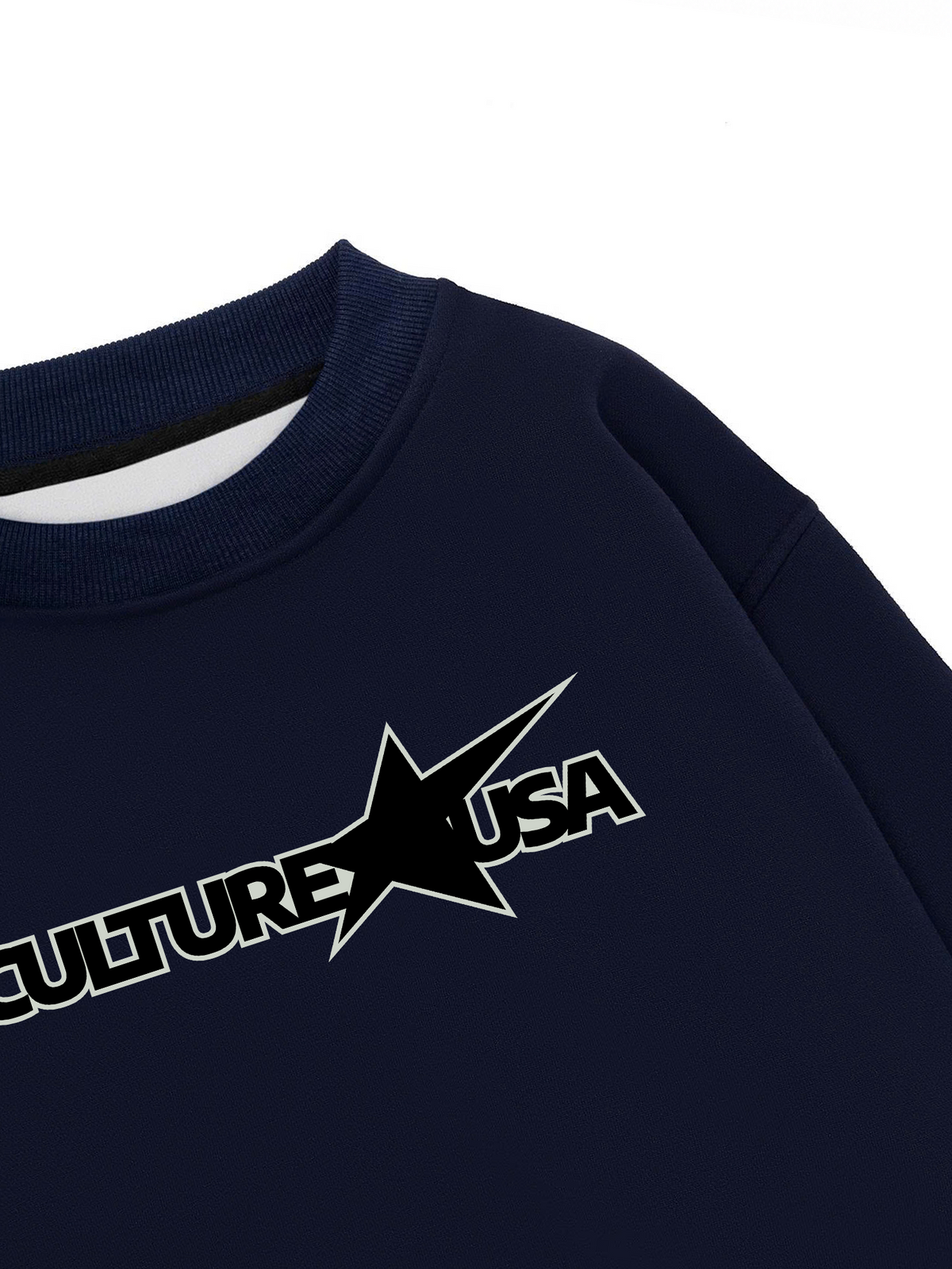 Áo Sweater Nỉ Hai Da USA Culture Star