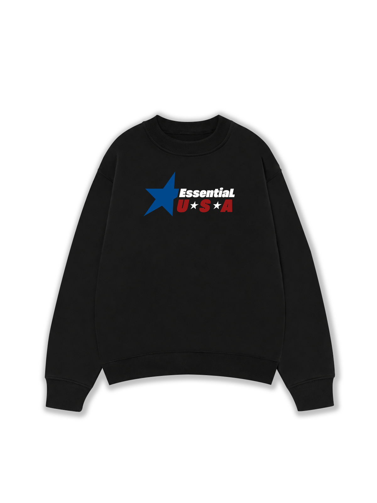 Áo Sweater Nỉ Hai Da USA Essential Prime