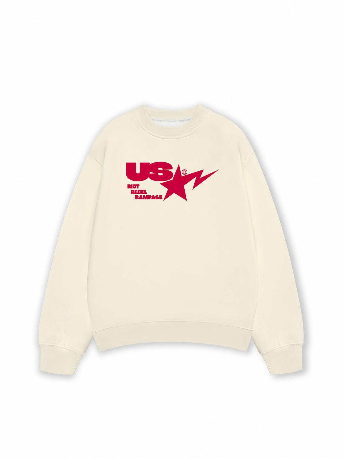 Áo Sweater Nỉ Hai Da USA Riot Rebel Rampage