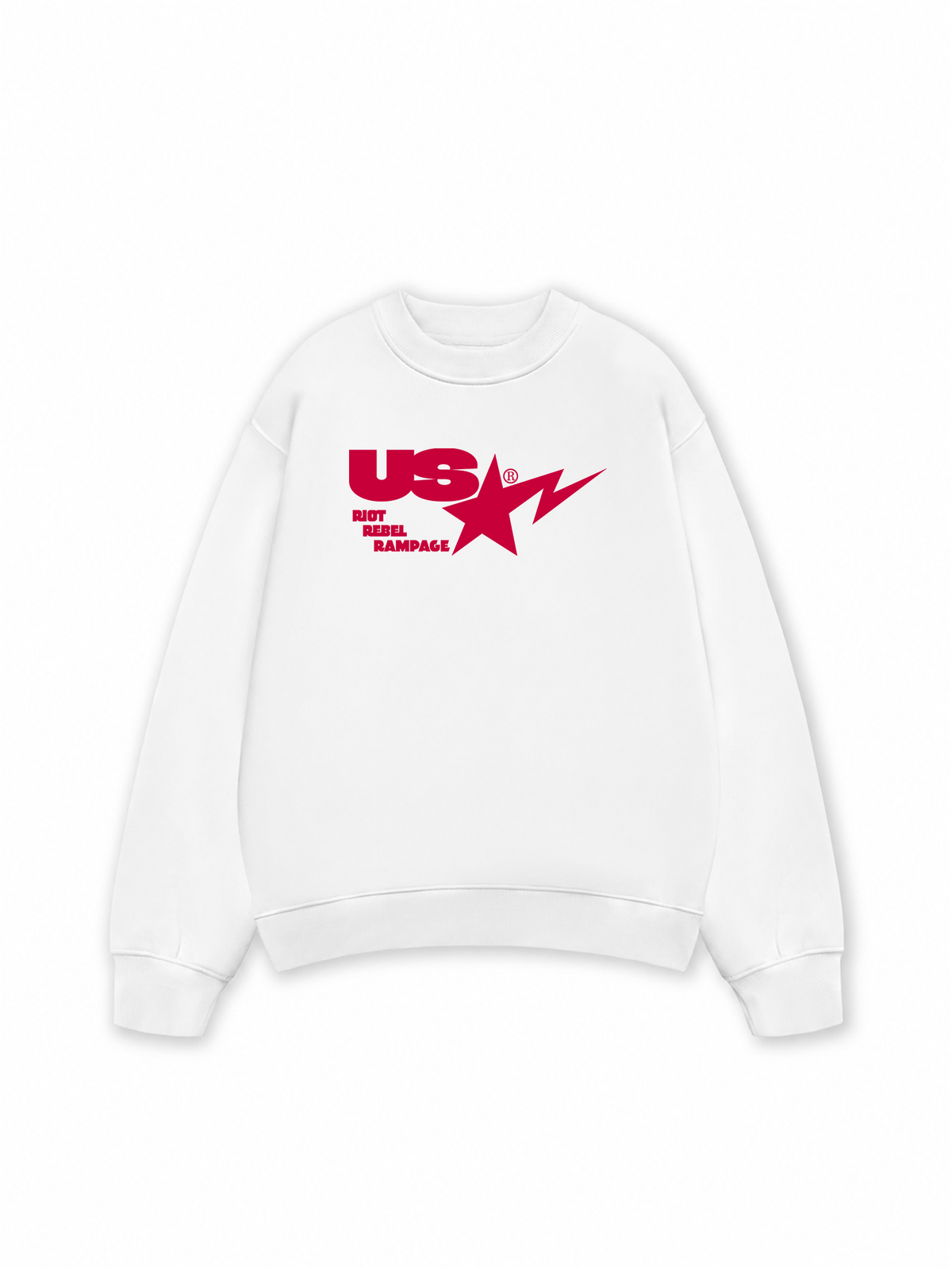 Áo Sweater Nỉ Hai Da USA Riot Rebel Rampage