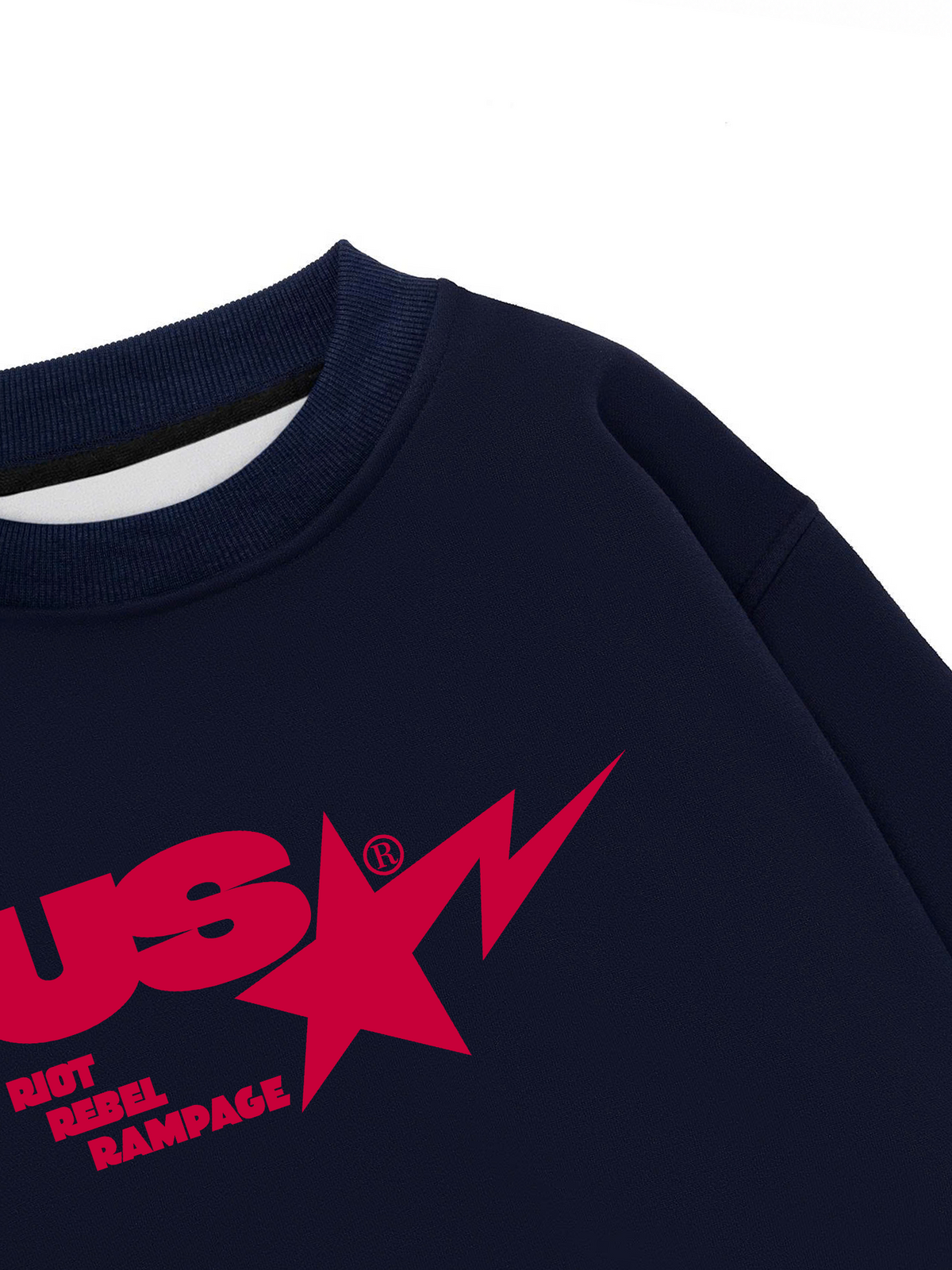 Áo Sweater Nỉ Hai Da USA Riot Rebel Rampage