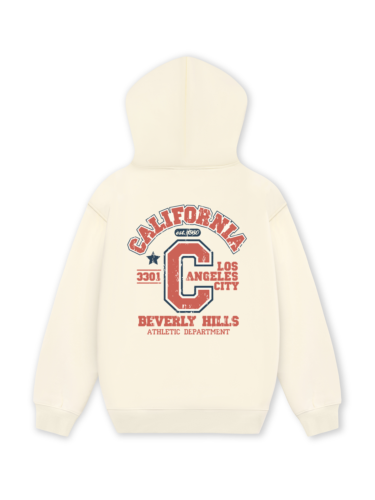 Áo Hoodie Nỉ Hai Da City Beverly Hills Cali