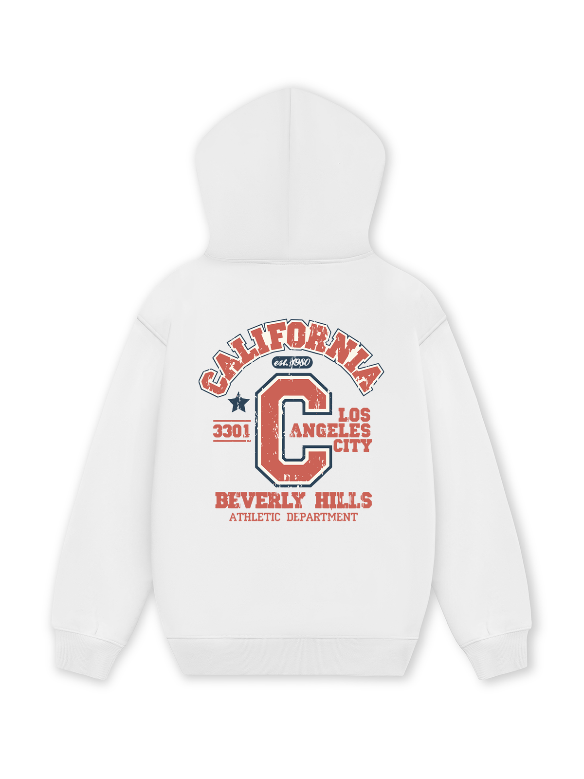 Áo Hoodie Nỉ Hai Da City Beverly Hills Cali