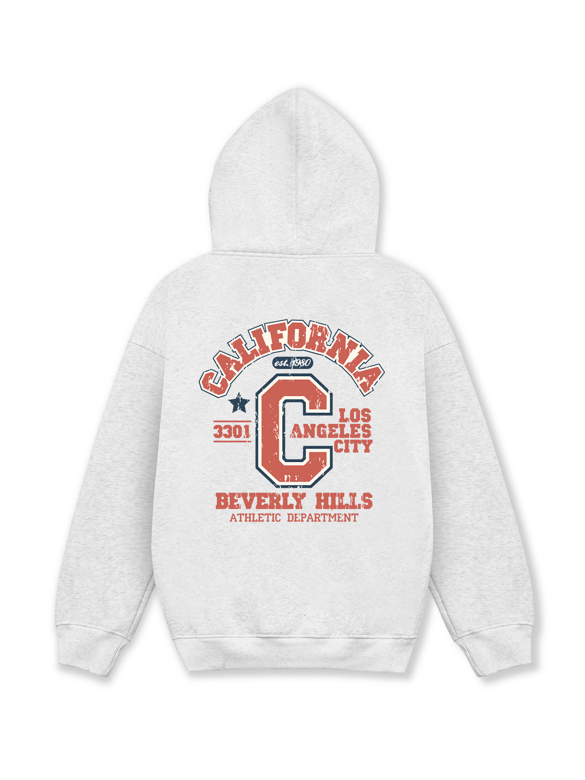 Áo Hoodie Nỉ Hai Da City Beverly Hills Cali