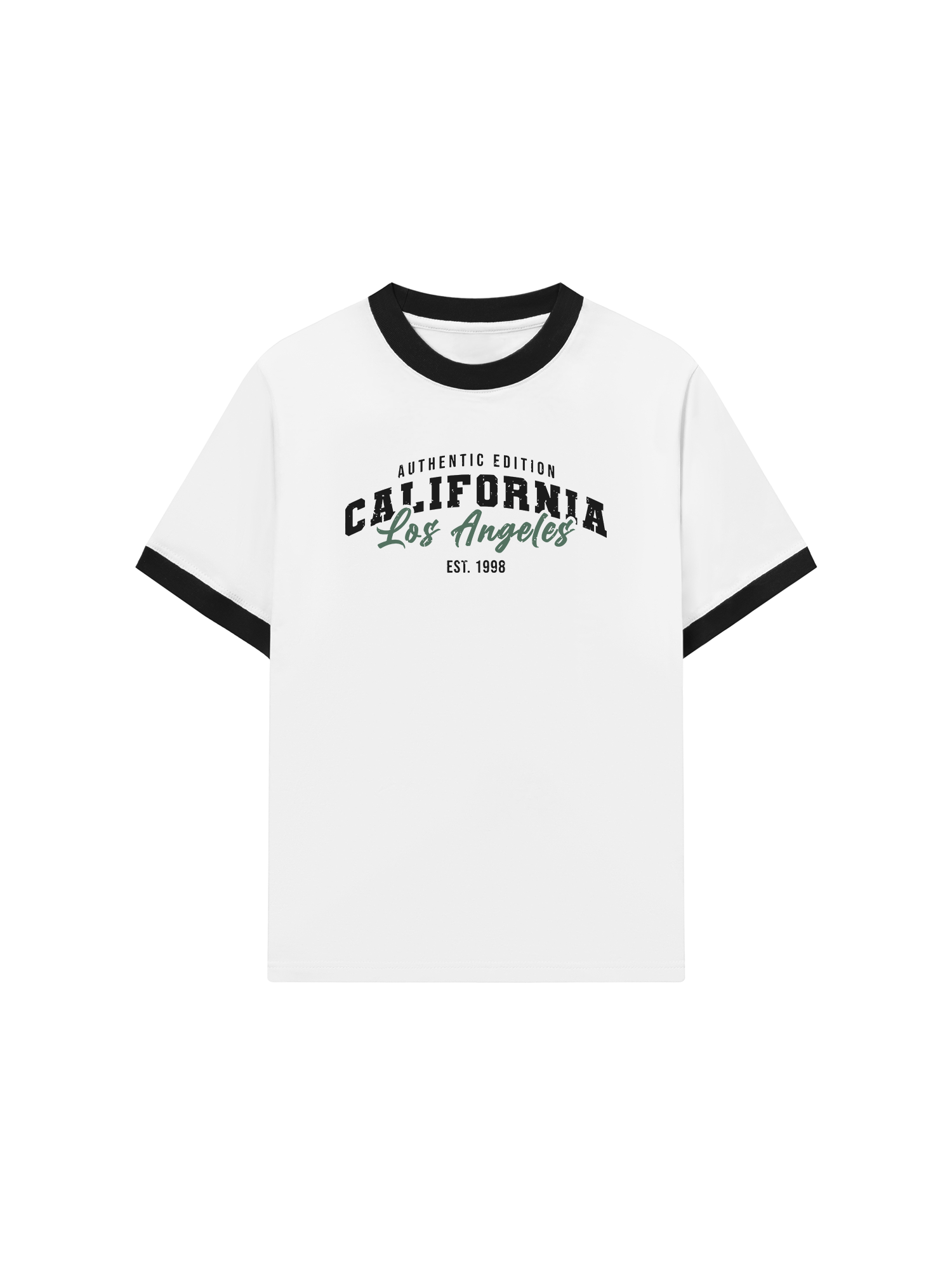 Áo Thun Ringer Relaxed Fit City California Authentic Edition