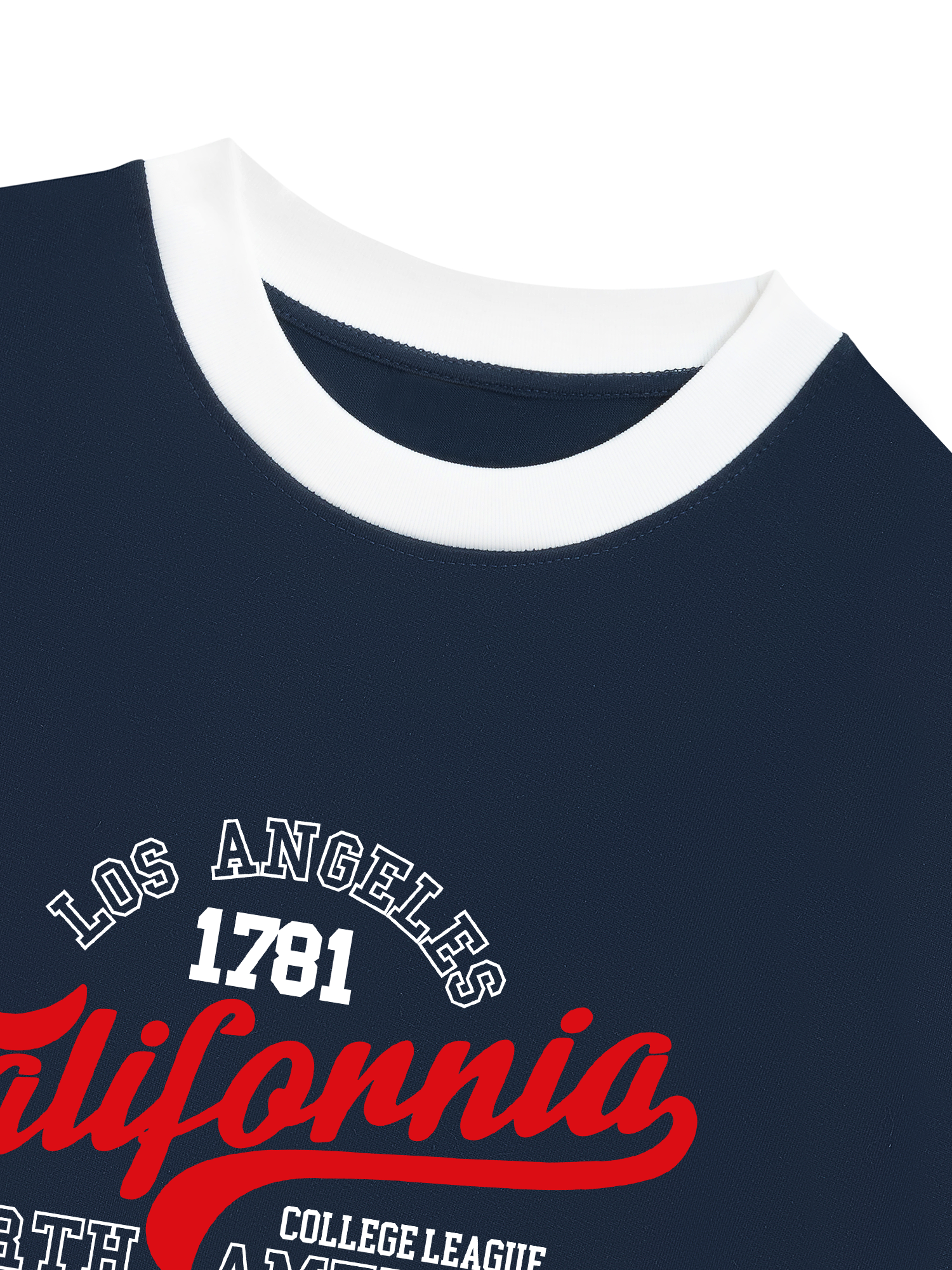 Áo Thun Ringer Relaxed Fit City California North America