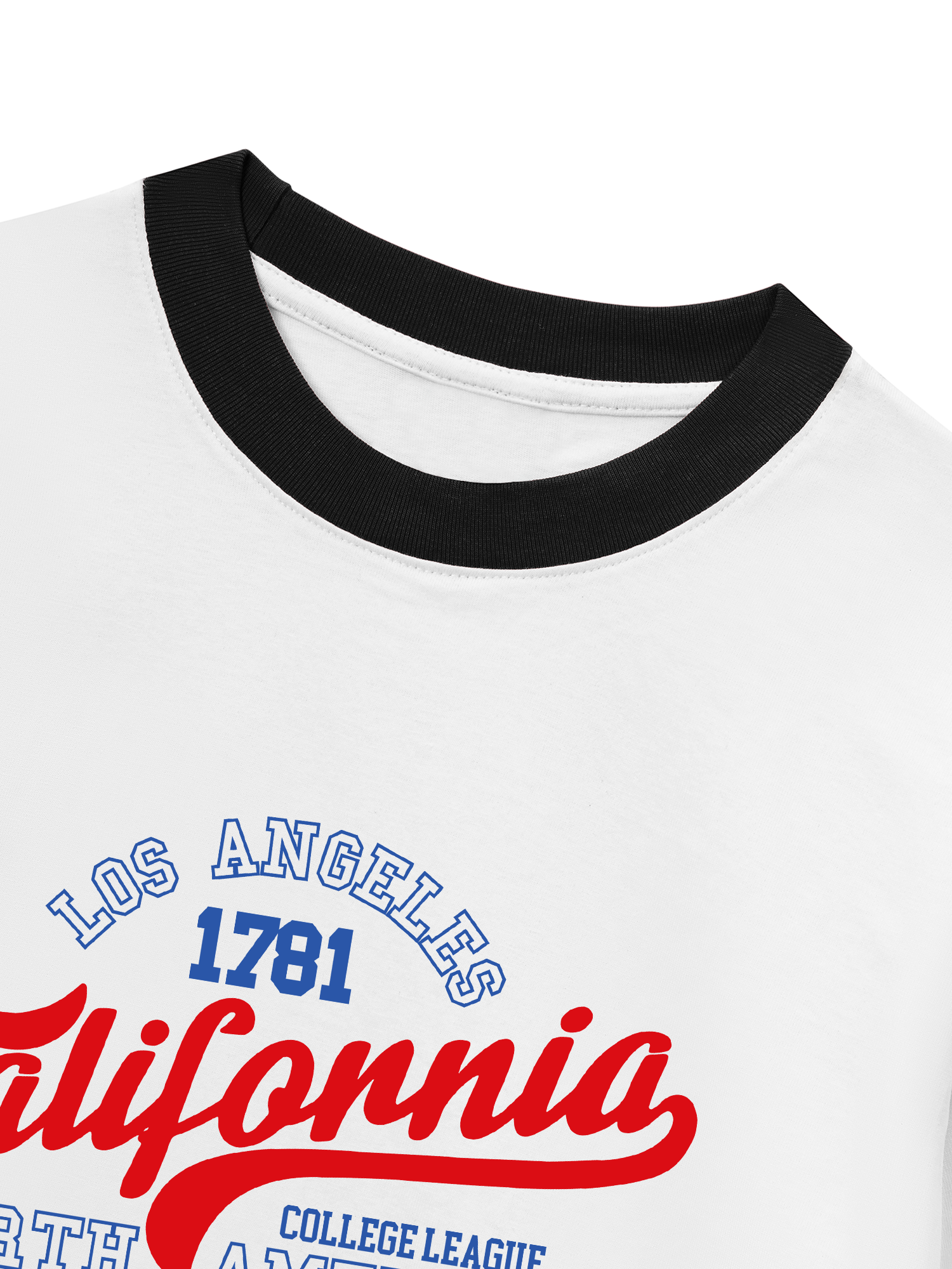 Áo Thun Ringer Relaxed Fit City California North America