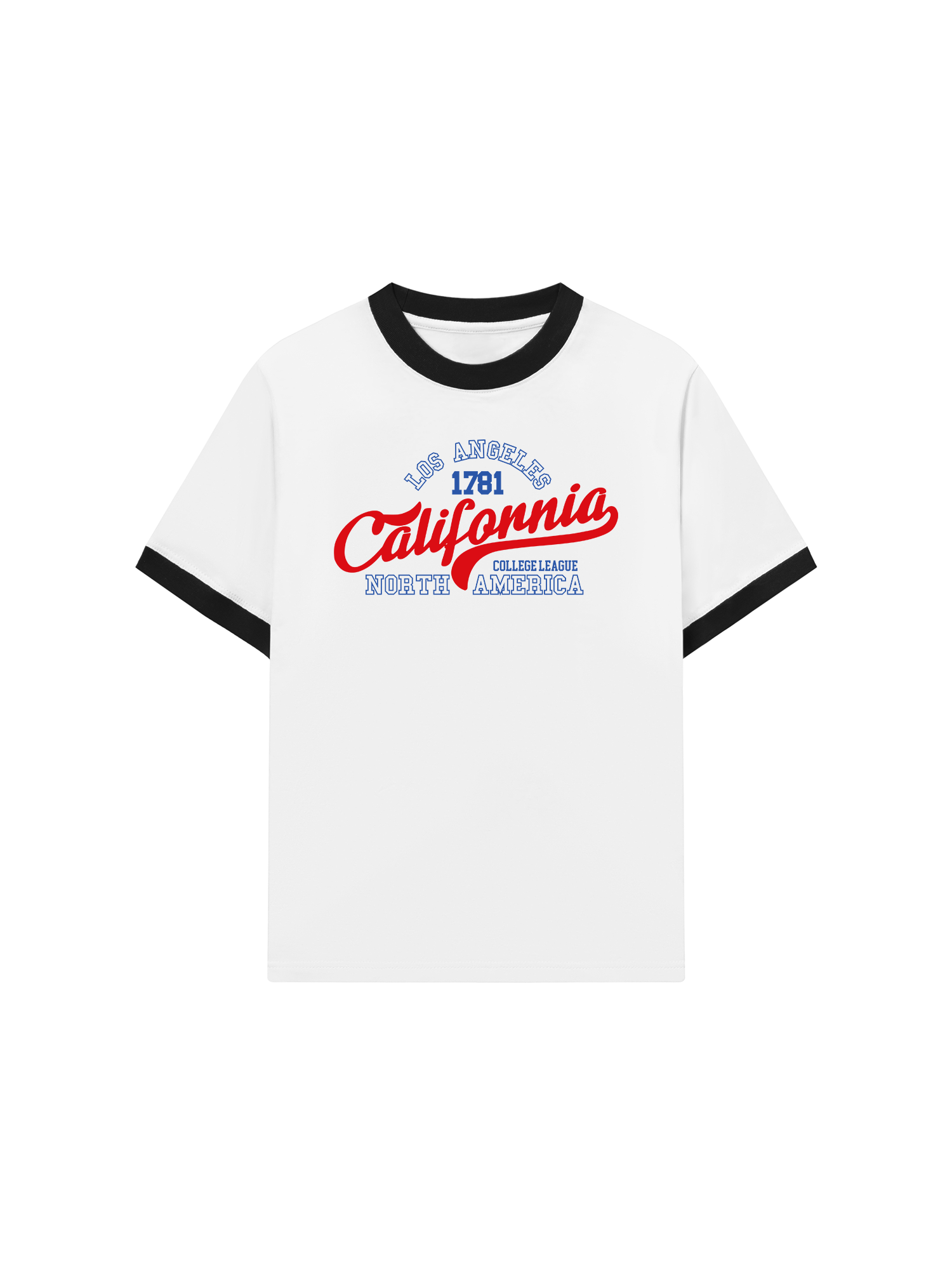 Áo Thun Ringer Relaxed Fit City California North America