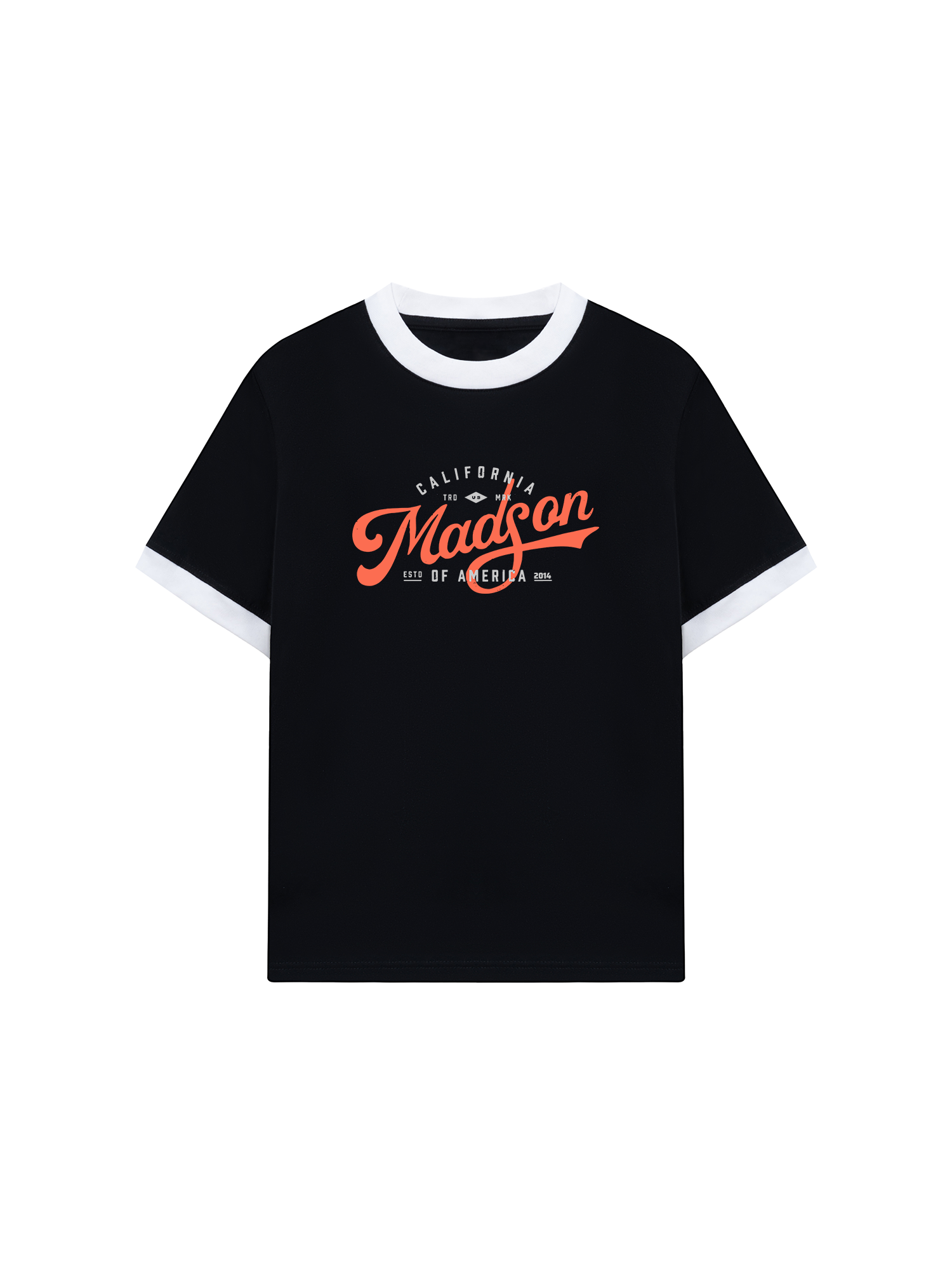 Áo Thun Ringer Relaxed Fit City Madson California