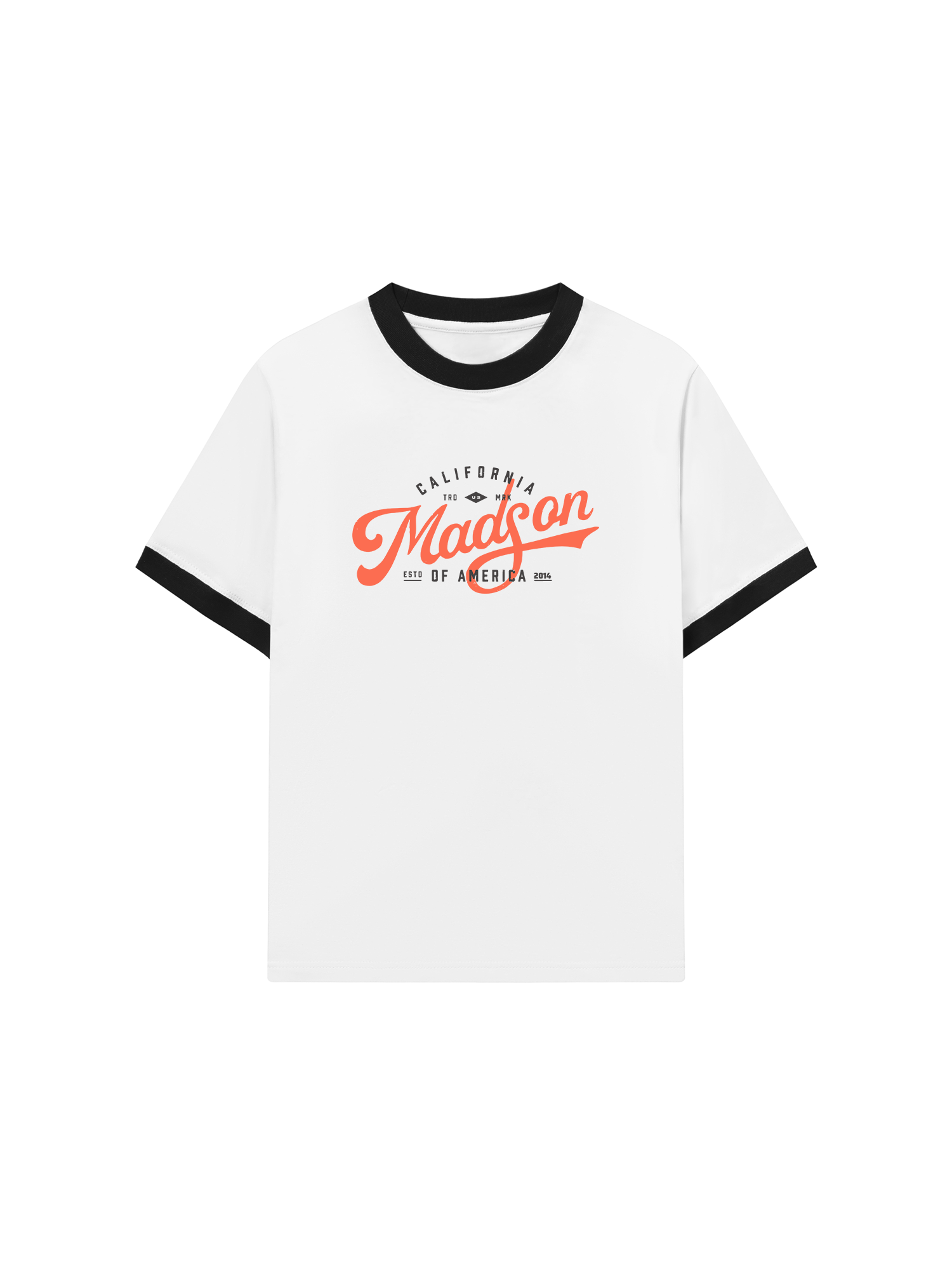 Áo Thun Ringer Relaxed Fit City Madson California
