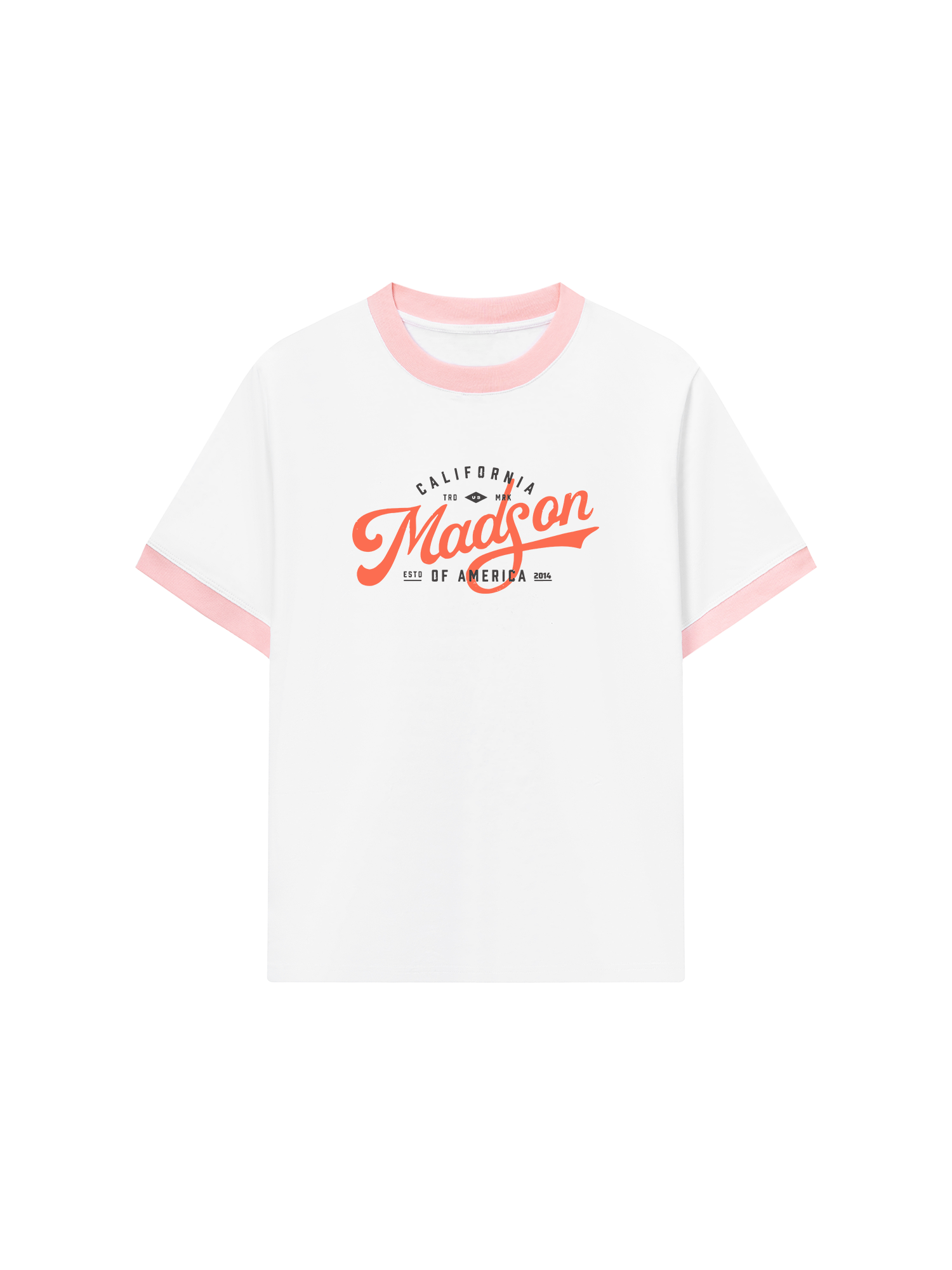 Áo Thun Ringer Relaxed Fit City Madson California