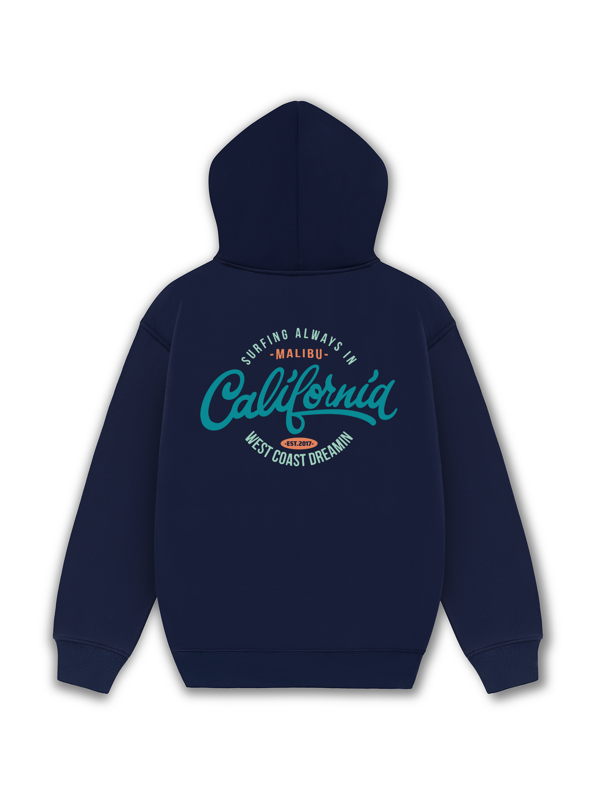 Áo Hoodie Nỉ Hai Da City Malibu West Coast