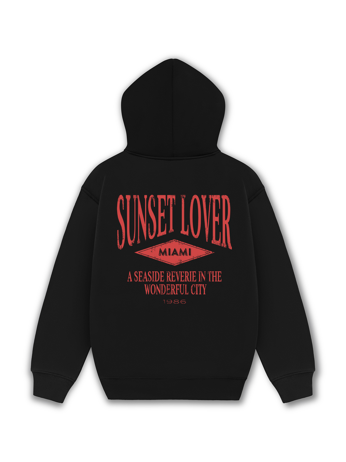Áo Hoodie Nỉ Hai Da City Sunset Lover Miami