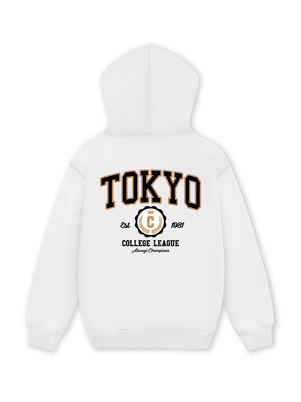 Áo Hoodie Nỉ Hai Da City Tokyo League