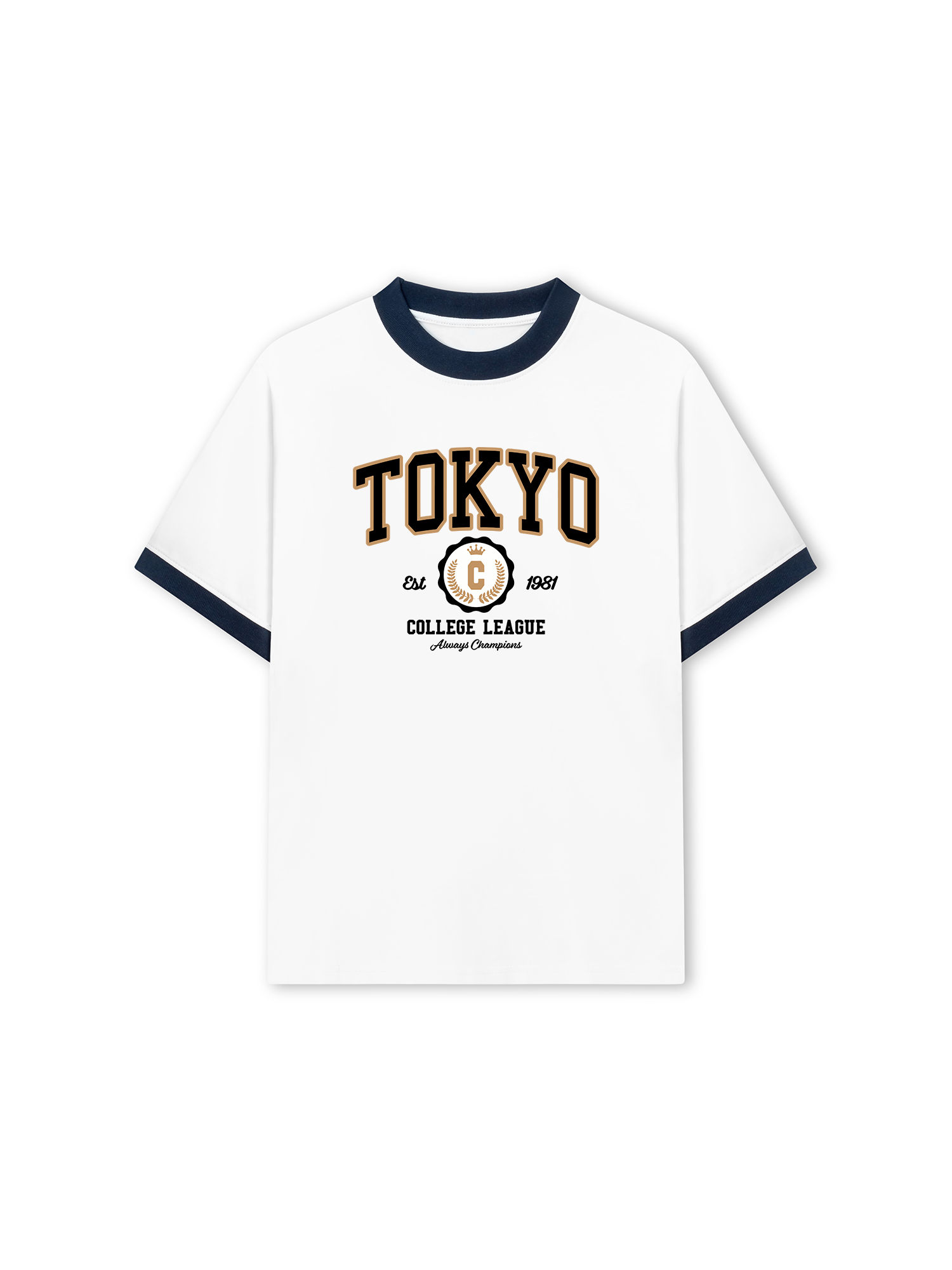 Áo Thun Ringer Relaxed Fit Tokyo League