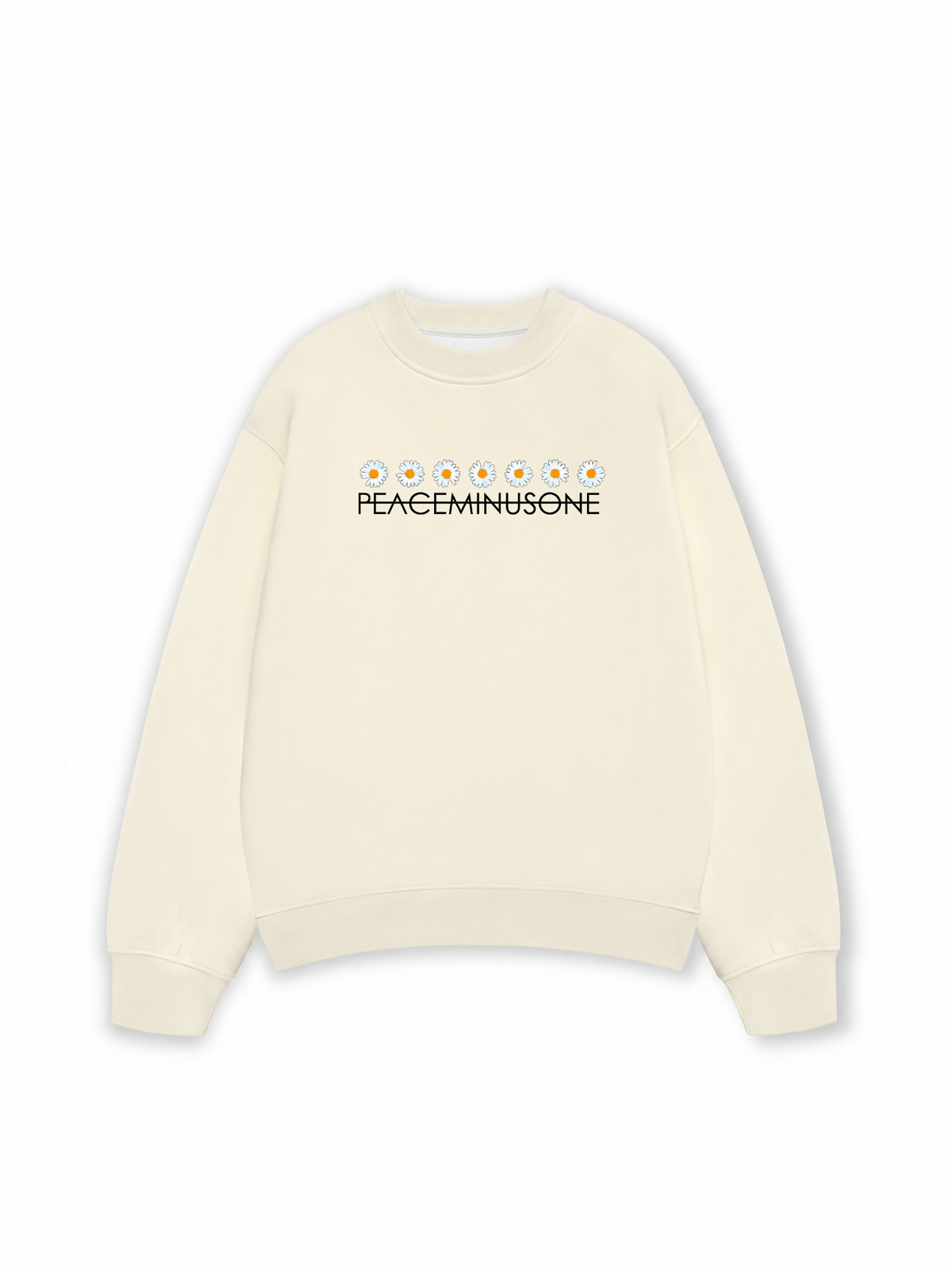 Áo Sweater Nỉ Hai Da Floral Daisy Line