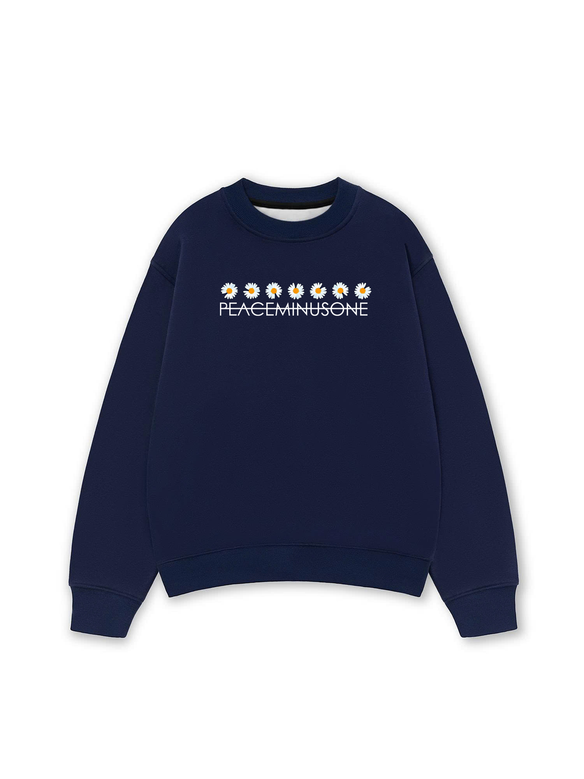 Áo Sweater Nỉ Hai Da Floral Daisy Line