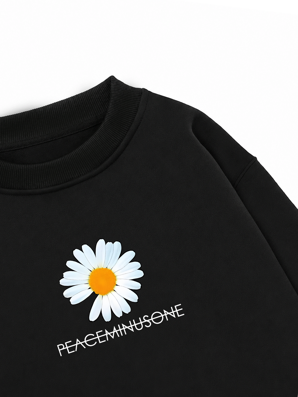 Áo Sweater Nỉ Hai Da Floral Peace Minusone