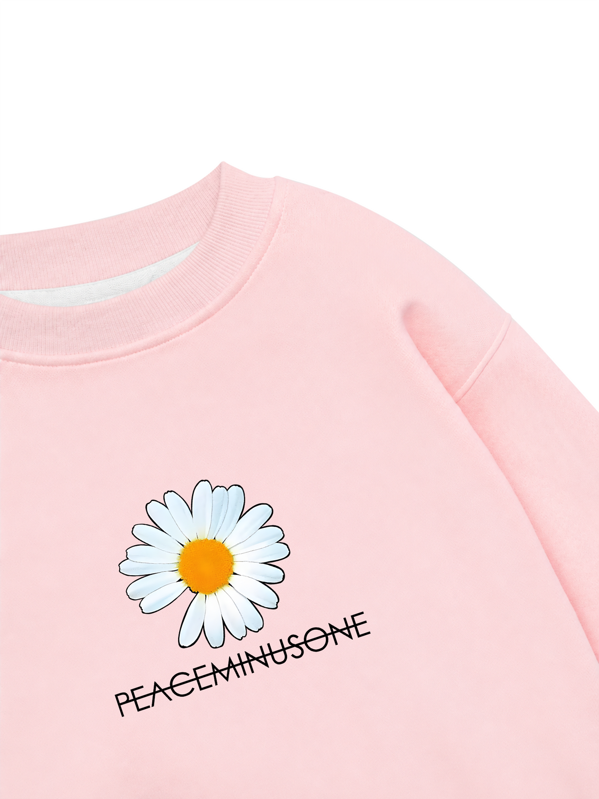 Áo Sweater Nỉ Hai Da Floral Peace Minusone