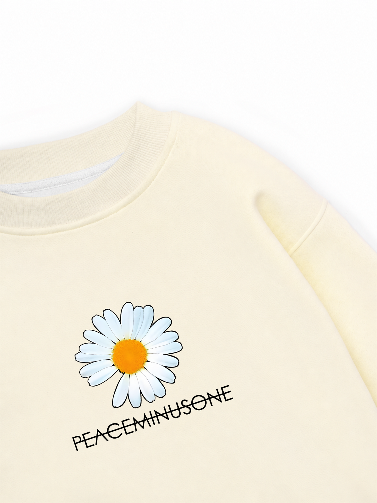 Áo Sweater Nỉ Hai Da Floral Peace Minusone