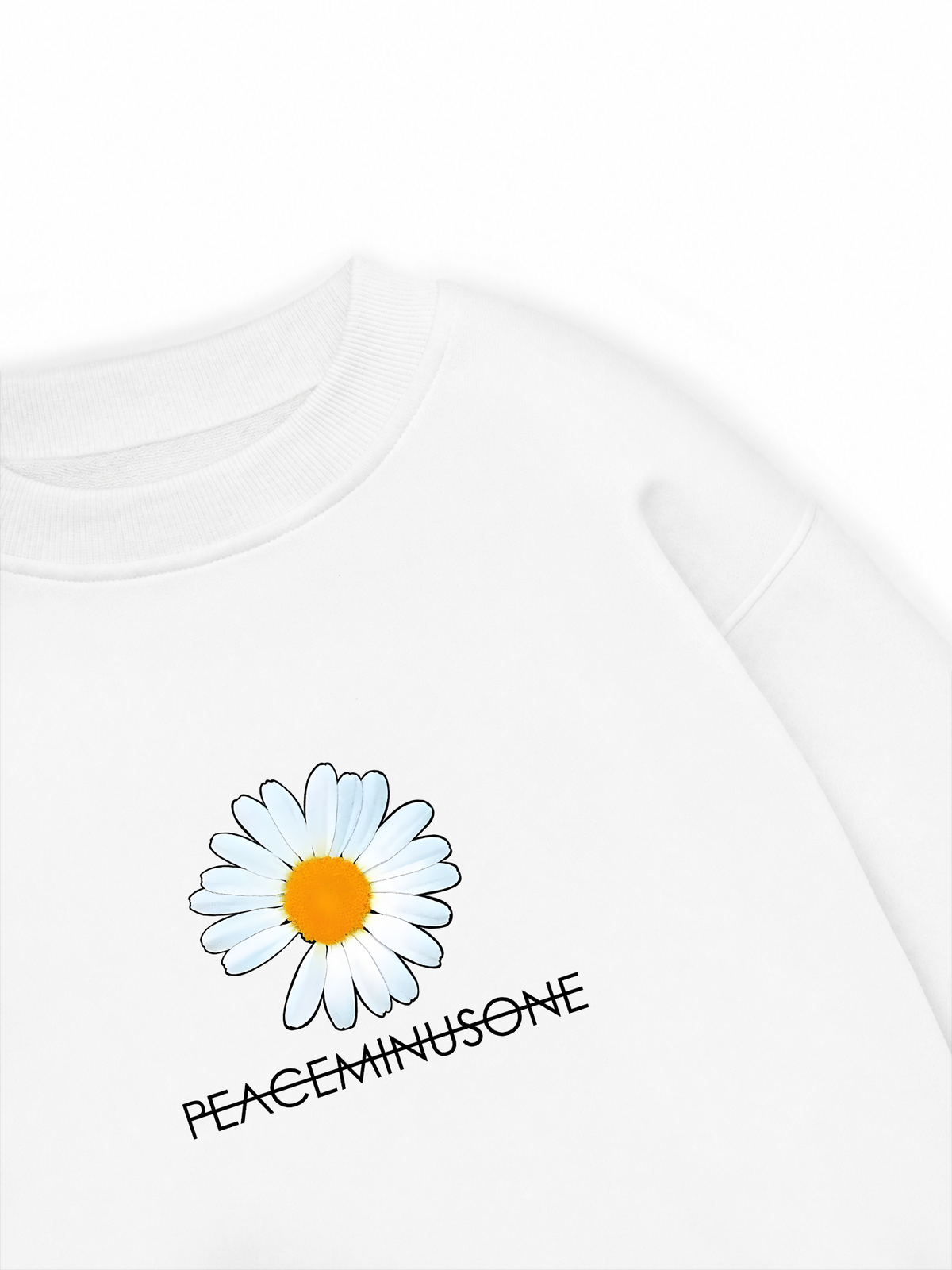 Áo Sweater Nỉ Hai Da Floral Peace Minusone