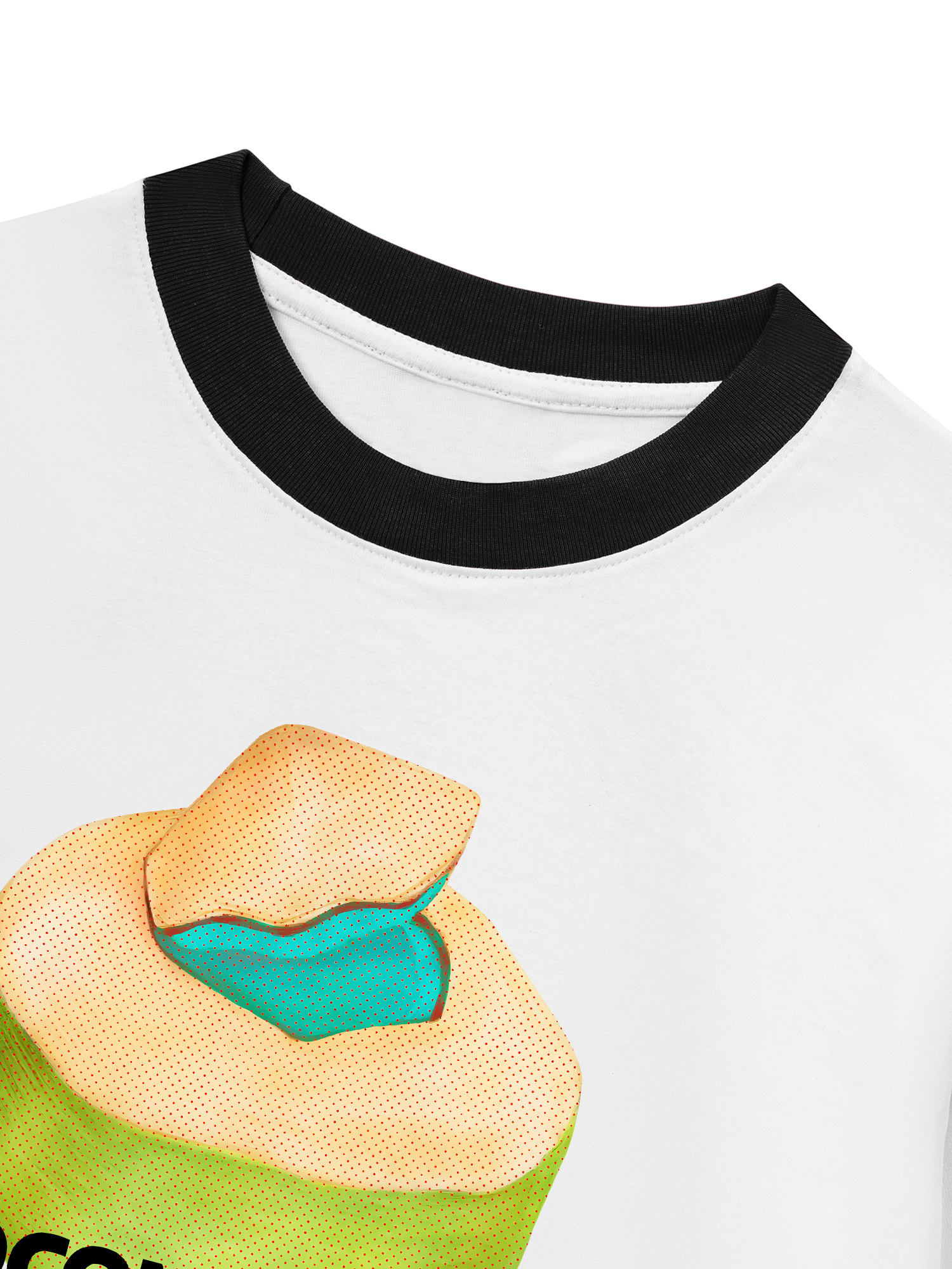 Áo Thun Ringer Relaxed Fit Tropical Coconut Retro