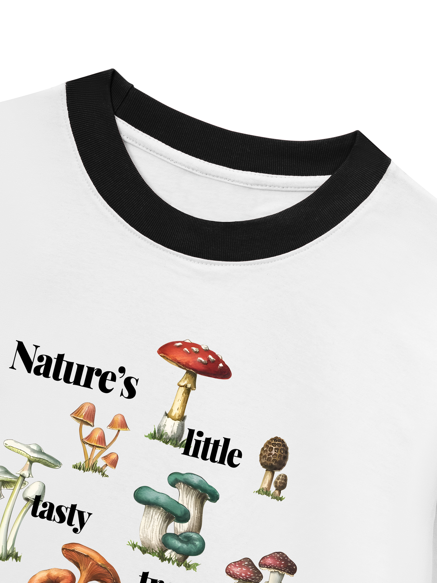 Áo Thun Ringer Relaxed Fit Tropical Mushroom Fungi