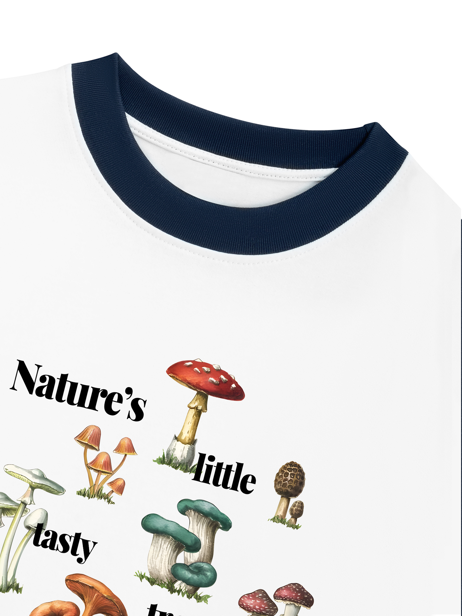 Áo Thun Ringer Relaxed Fit Tropical Mushroom Fungi