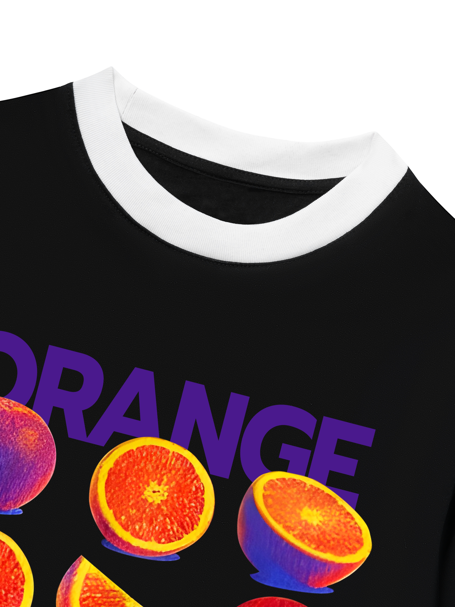 Áo Thun Ringer Relaxed Fit Tropical Orange Vitamin