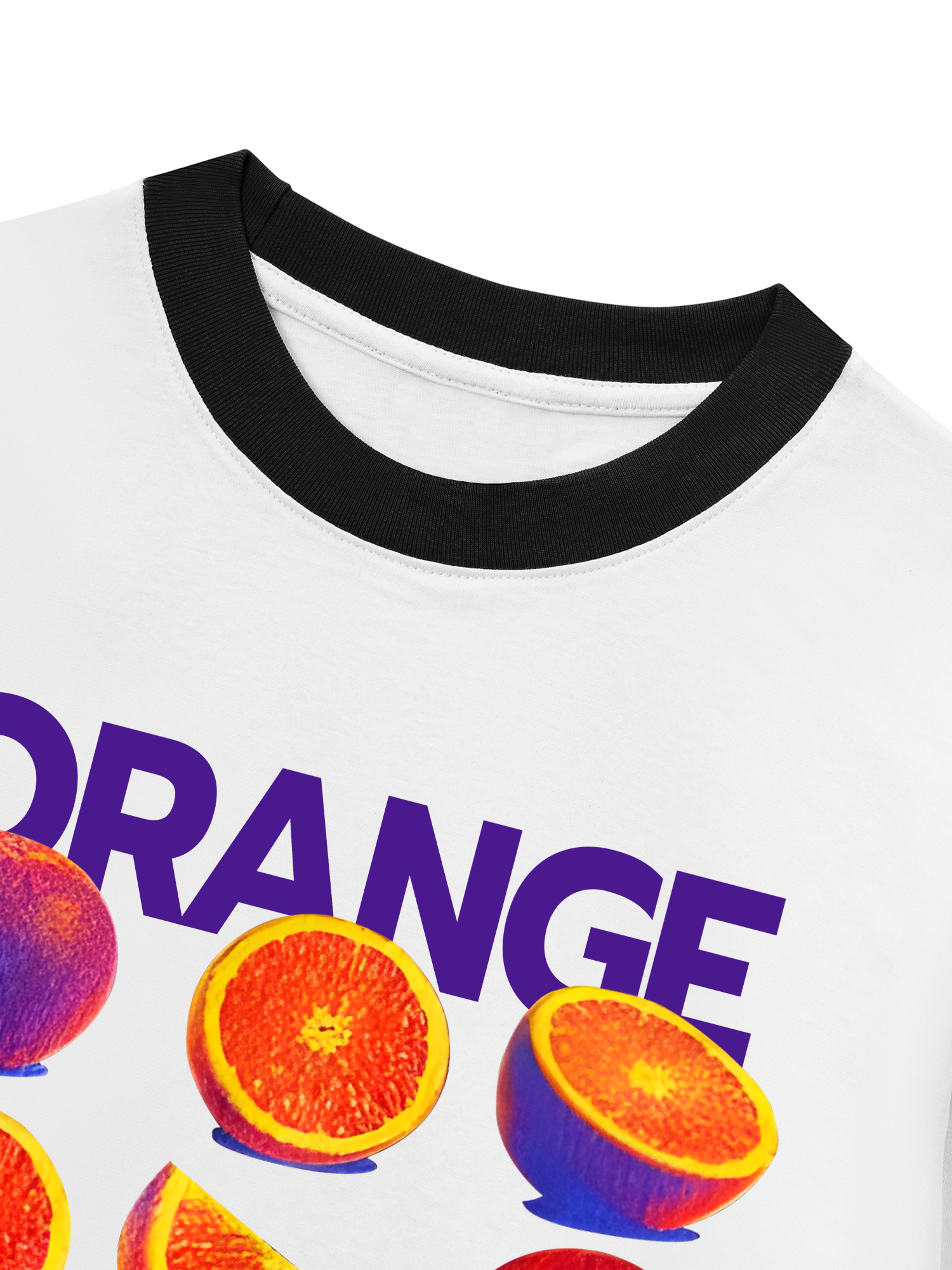Áo Thun Ringer Relaxed Fit Tropical Orange Vitamin