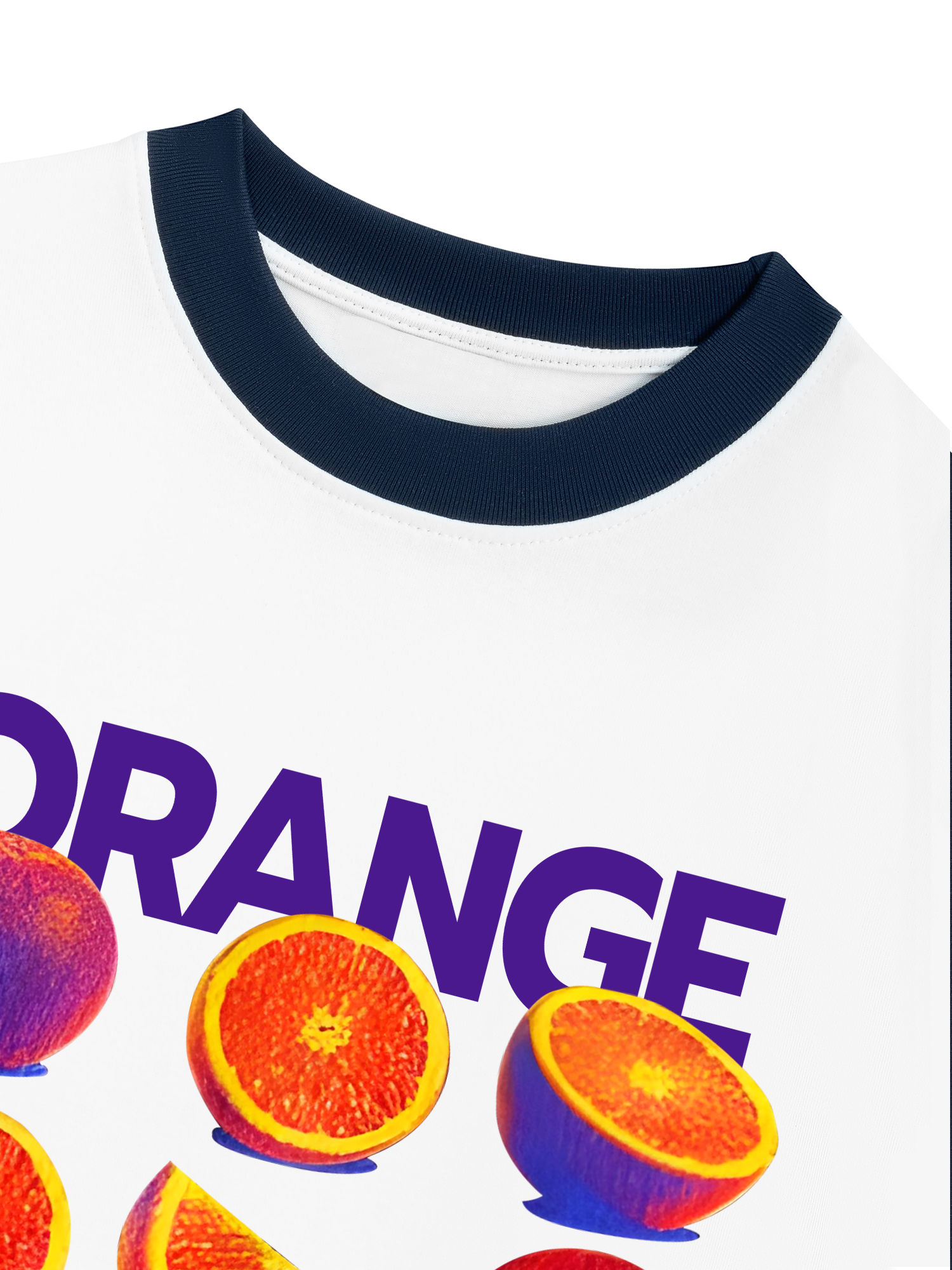 Áo Thun Ringer Relaxed Fit Tropical Orange Vitamin