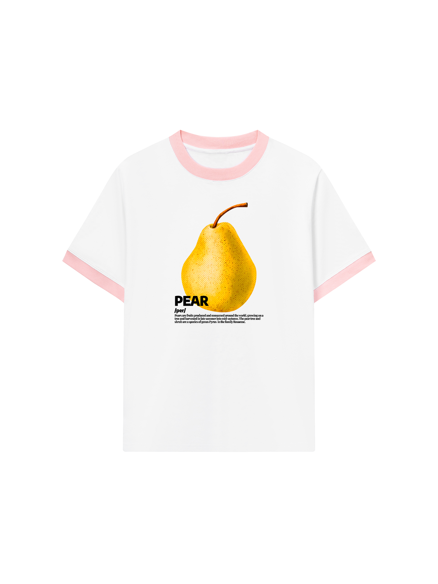 Áo Thun Ringer Relaxed Fit Tropical Pear Retro