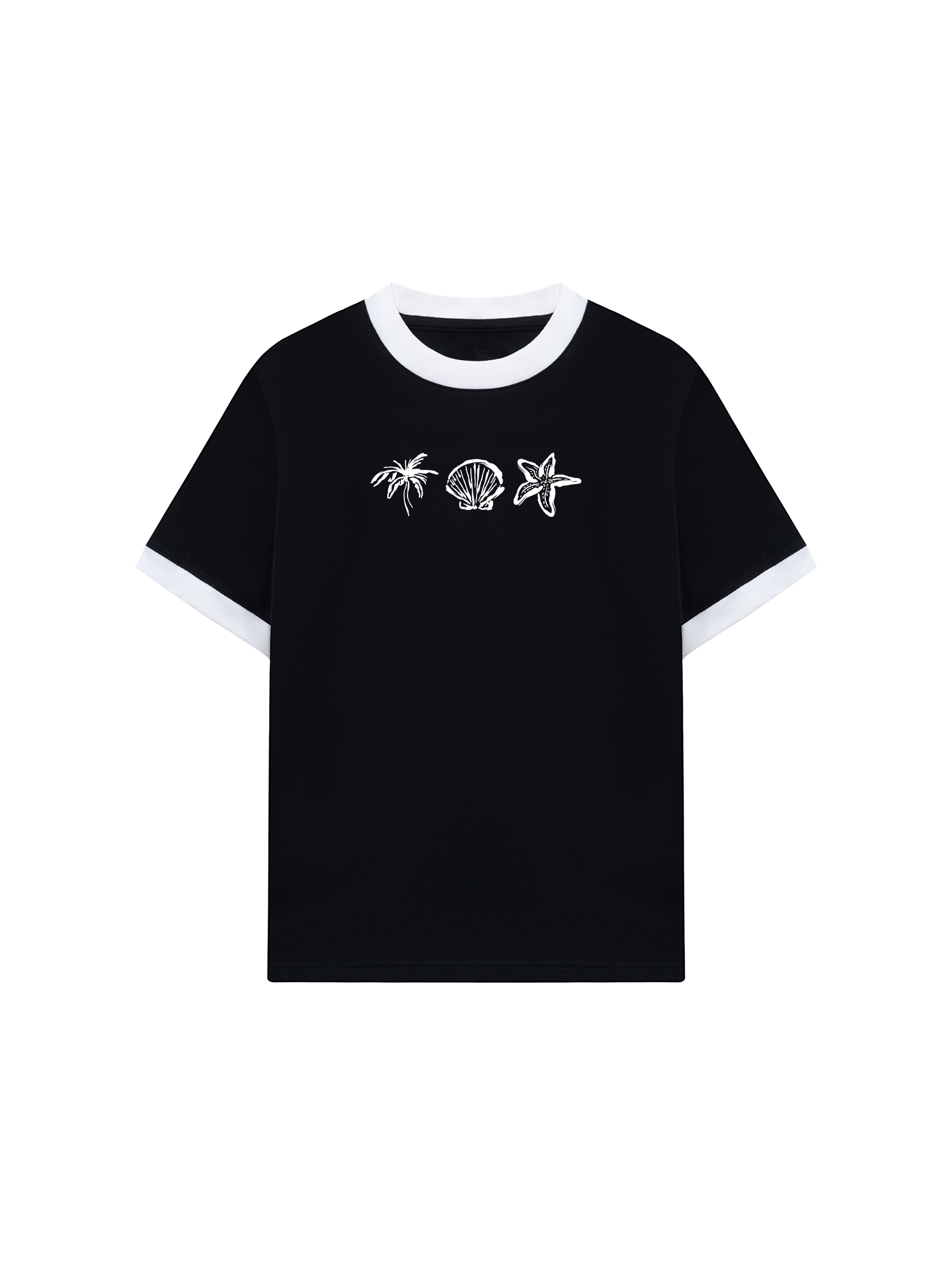Áo Thun Ringer Relaxed Fit Tropical Sea You Soon