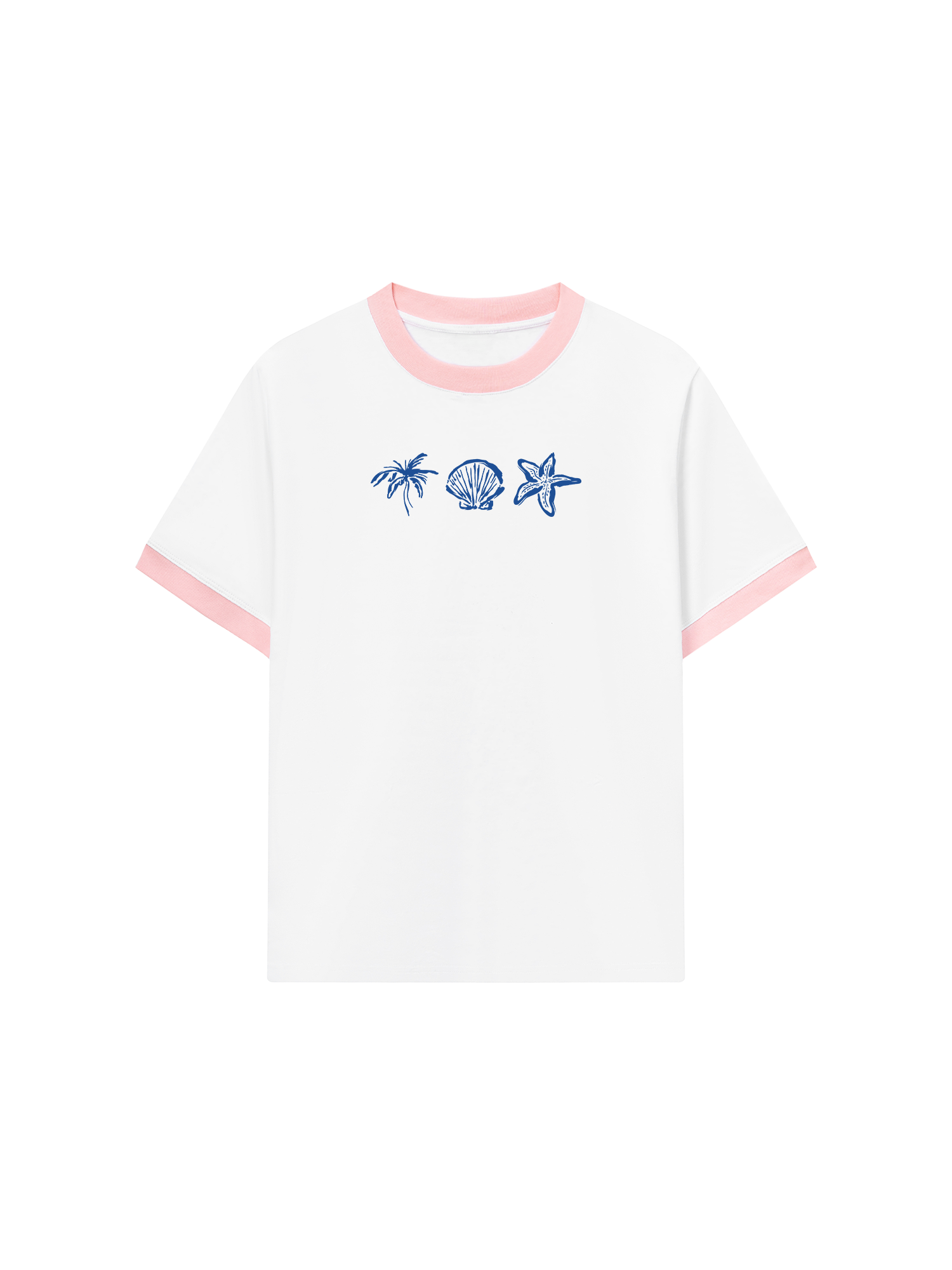 Áo Thun Ringer Relaxed Fit Tropical Sea You Soon