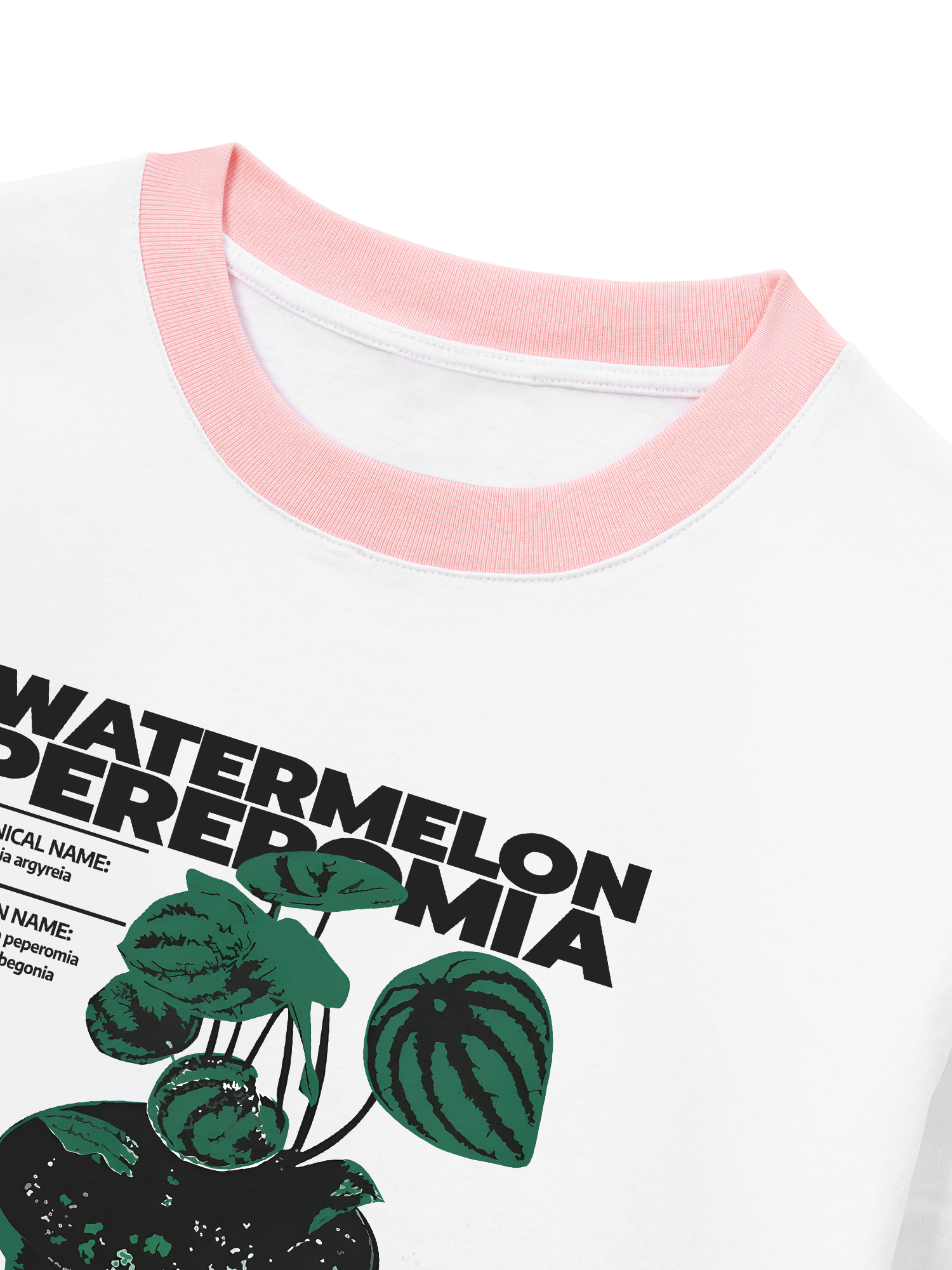 Áo Thun Ringer Relaxed Fit Tropical Watermelon Pereromia