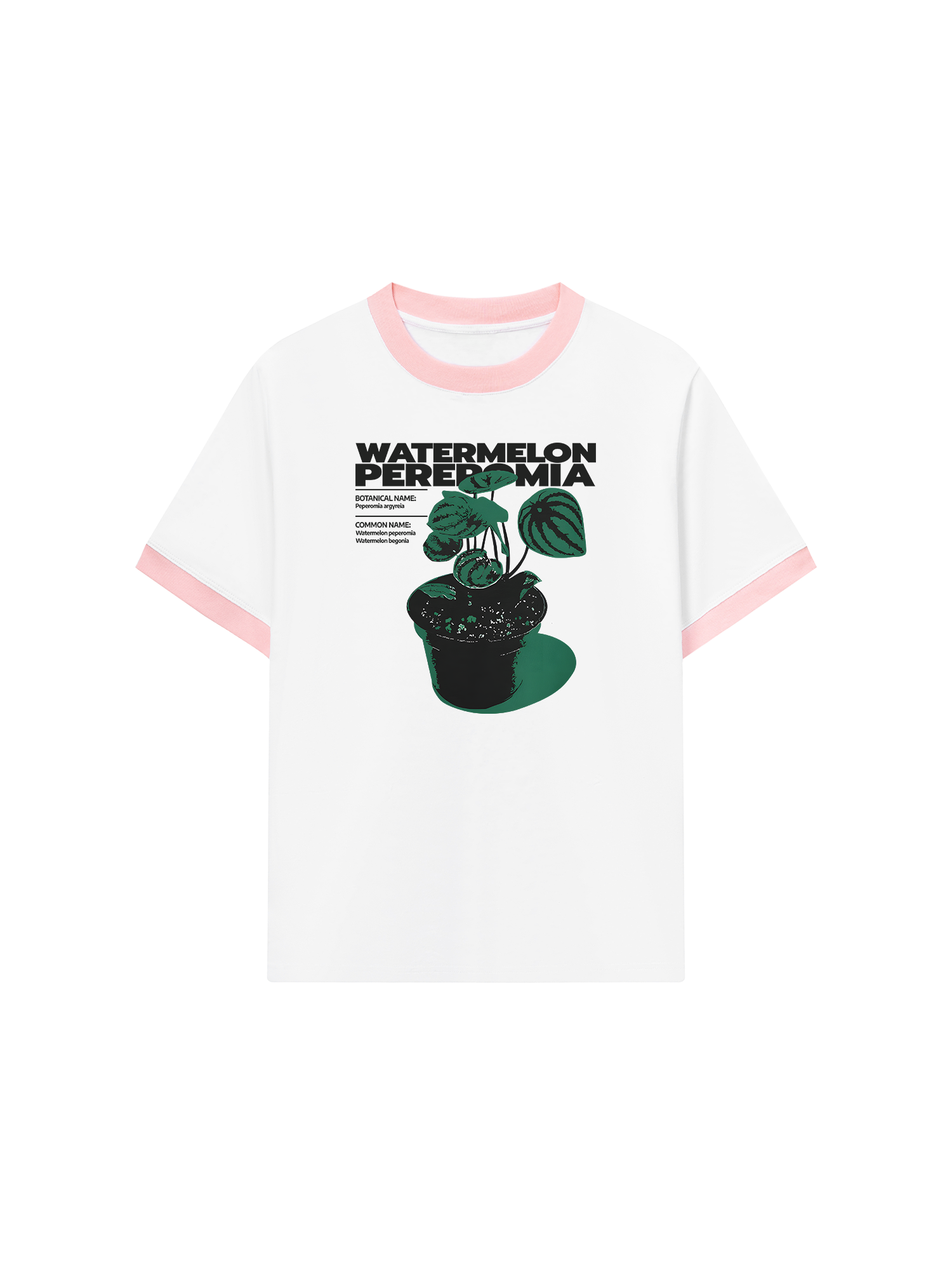 Áo Thun Ringer Relaxed Fit Tropical Watermelon Pereromia