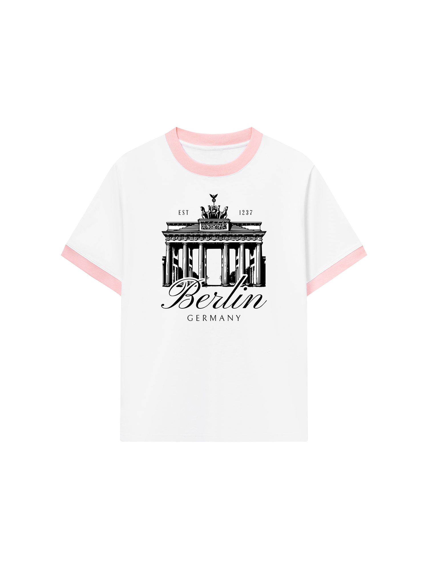 Áo Thun Ringer Relaxed Fit Berlin Germany