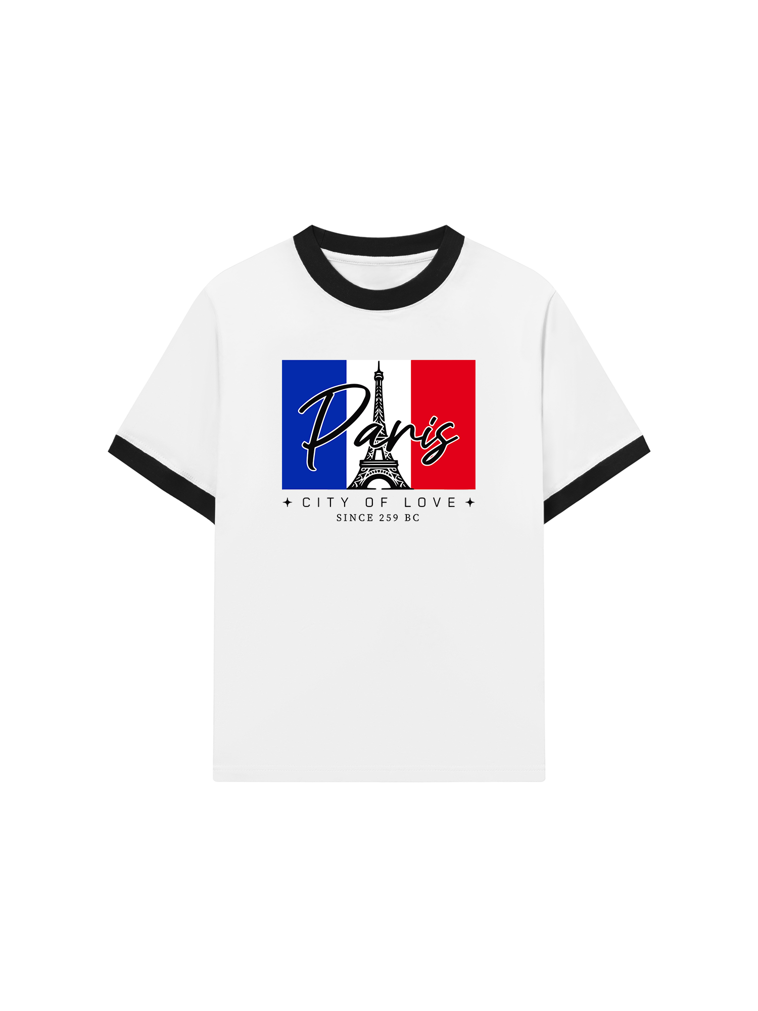 Áo Thun Ringer Relaxed Fit City Of Love