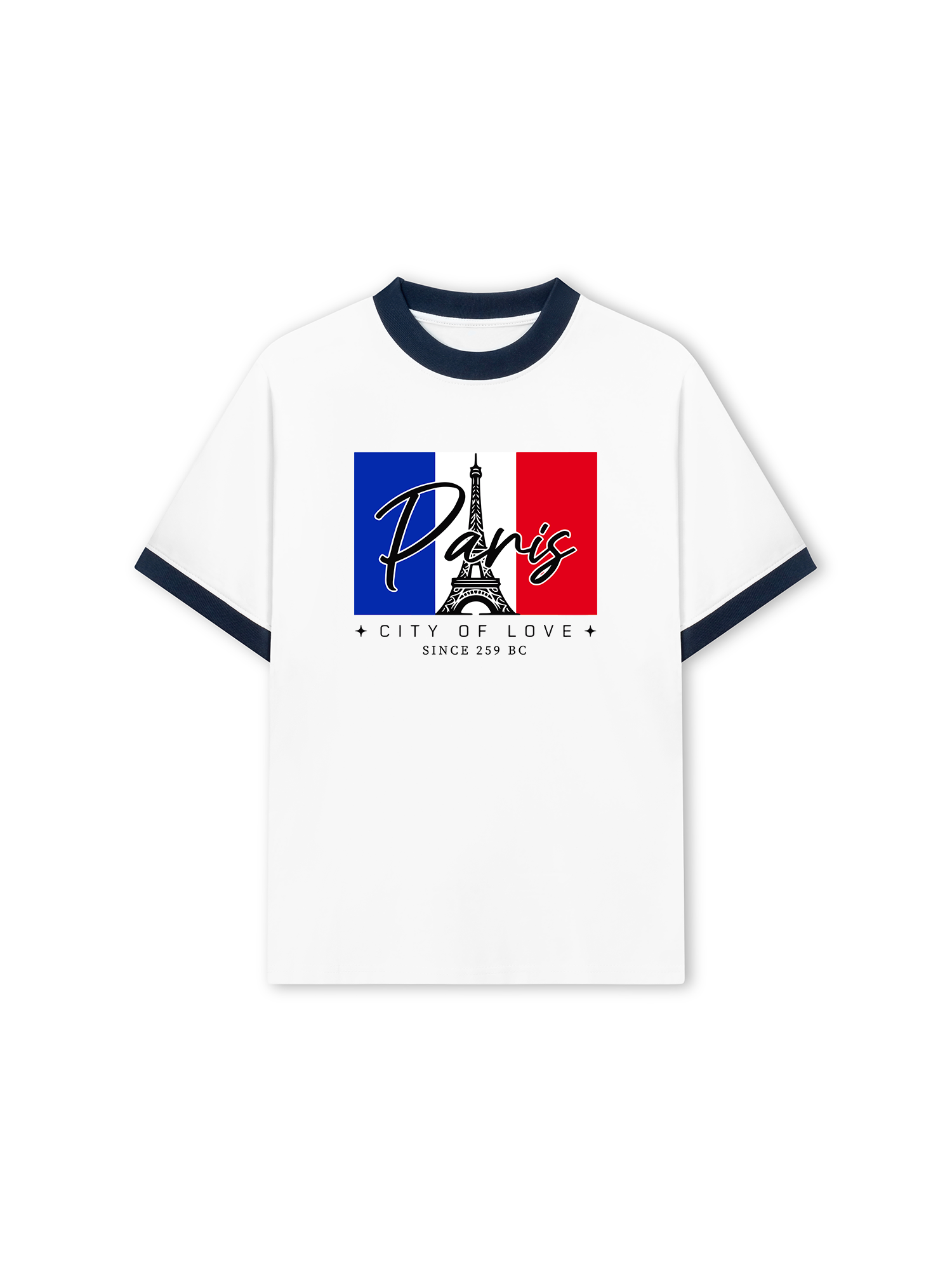 Áo Thun Ringer Relaxed Fit City Of Love