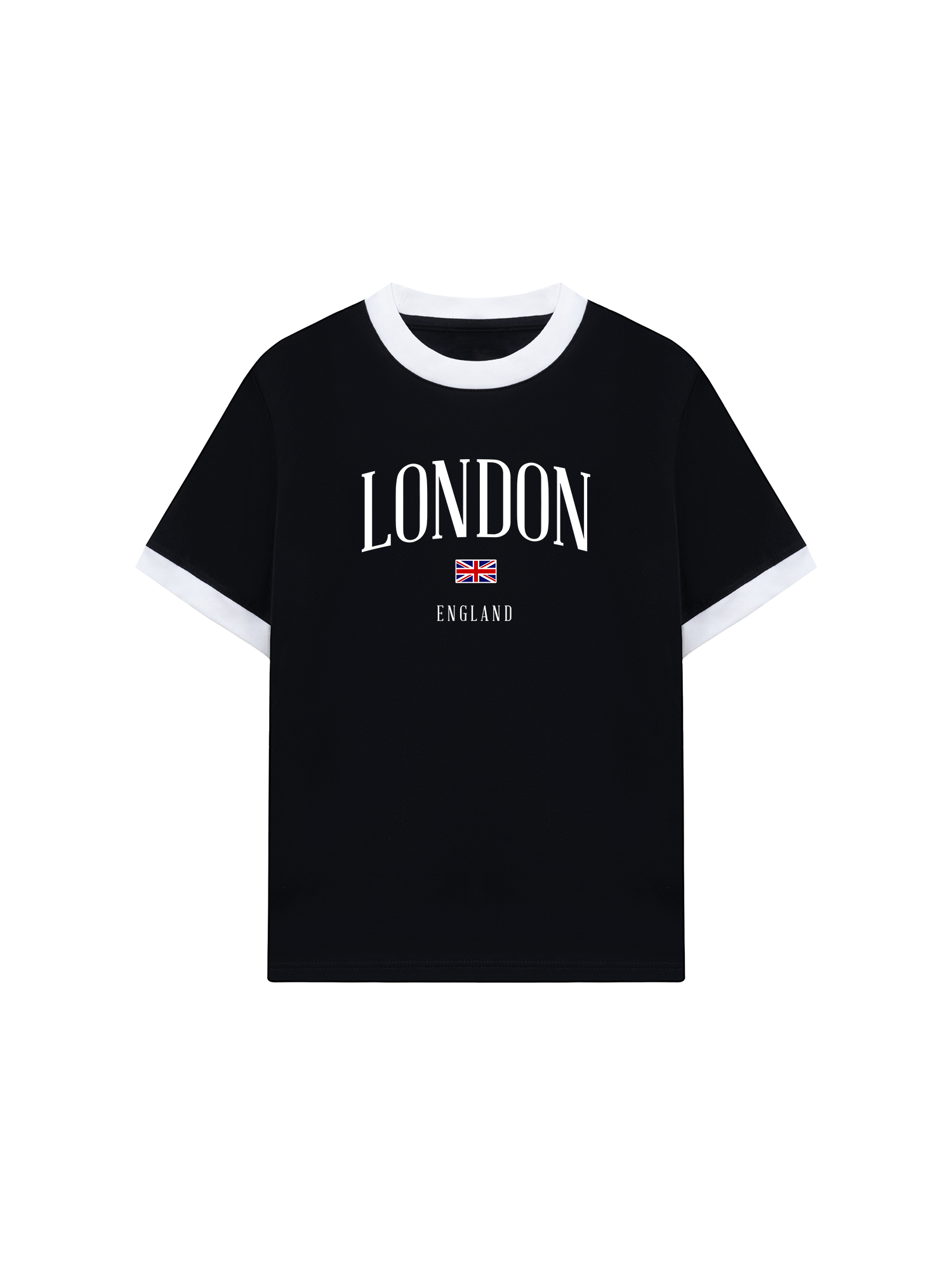 Áo Thun Ringer Relaxed Fit London England Classic