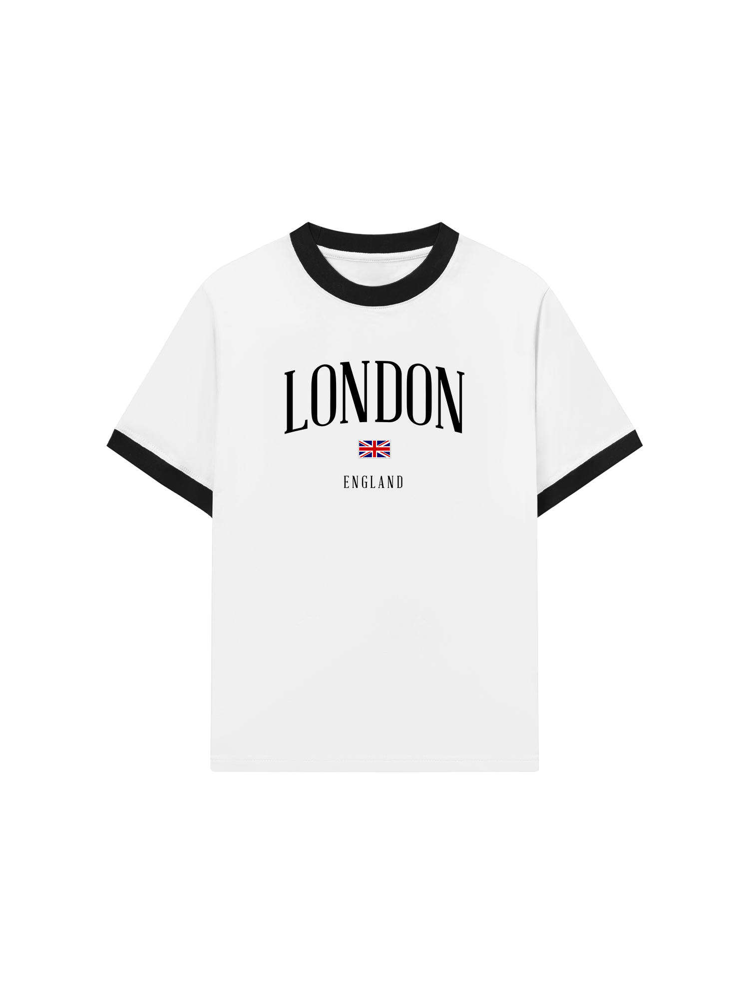 Áo Thun Ringer Relaxed Fit London England Classic