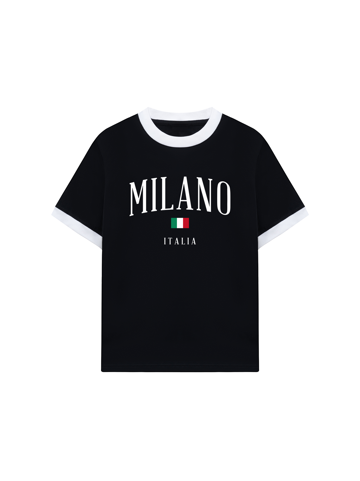 Áo Thun Ringer Relaxed Fit Milano Italia Classic