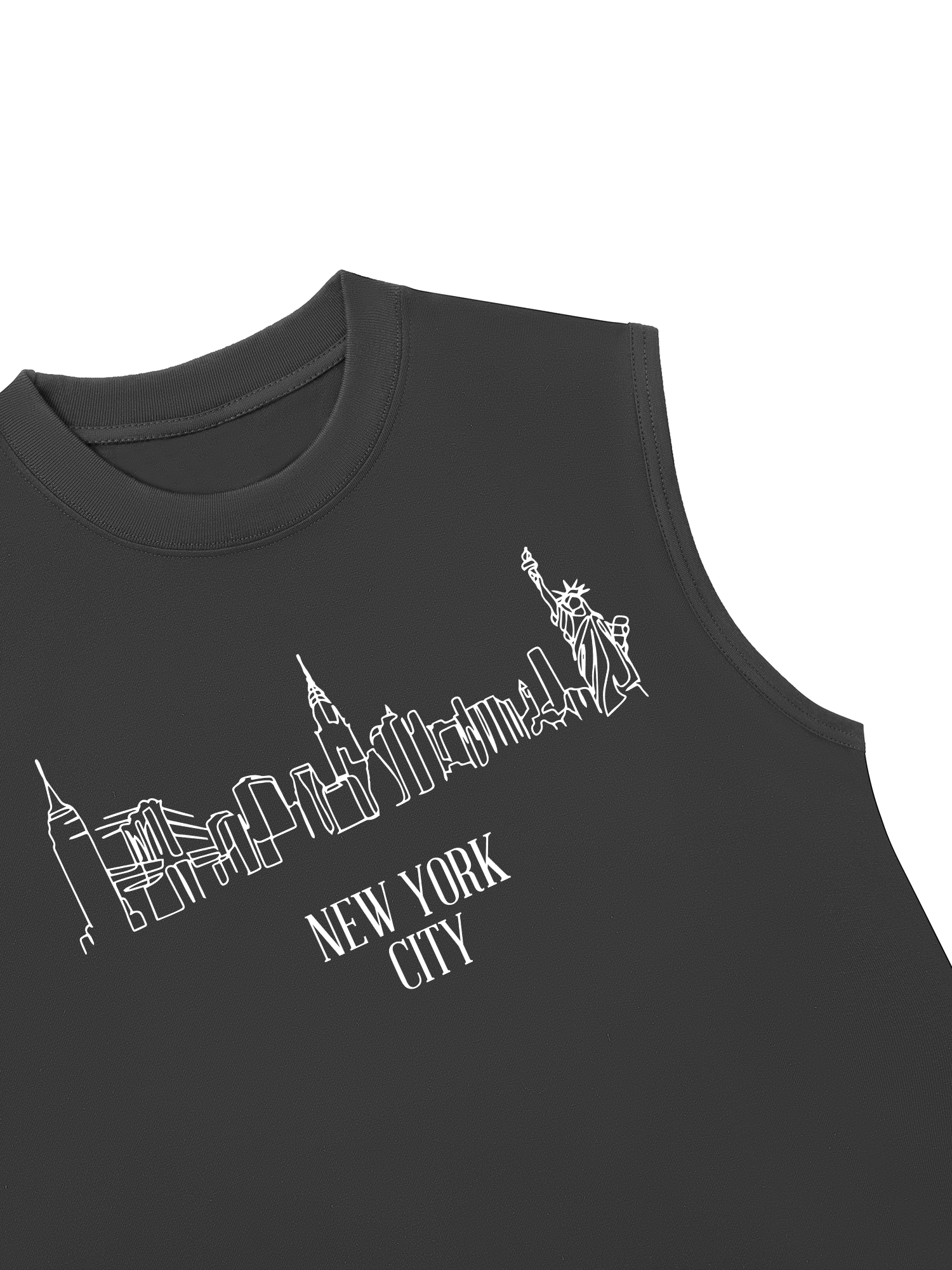 Áo Ba Lỗ Relaxed Fit New York Minimalist