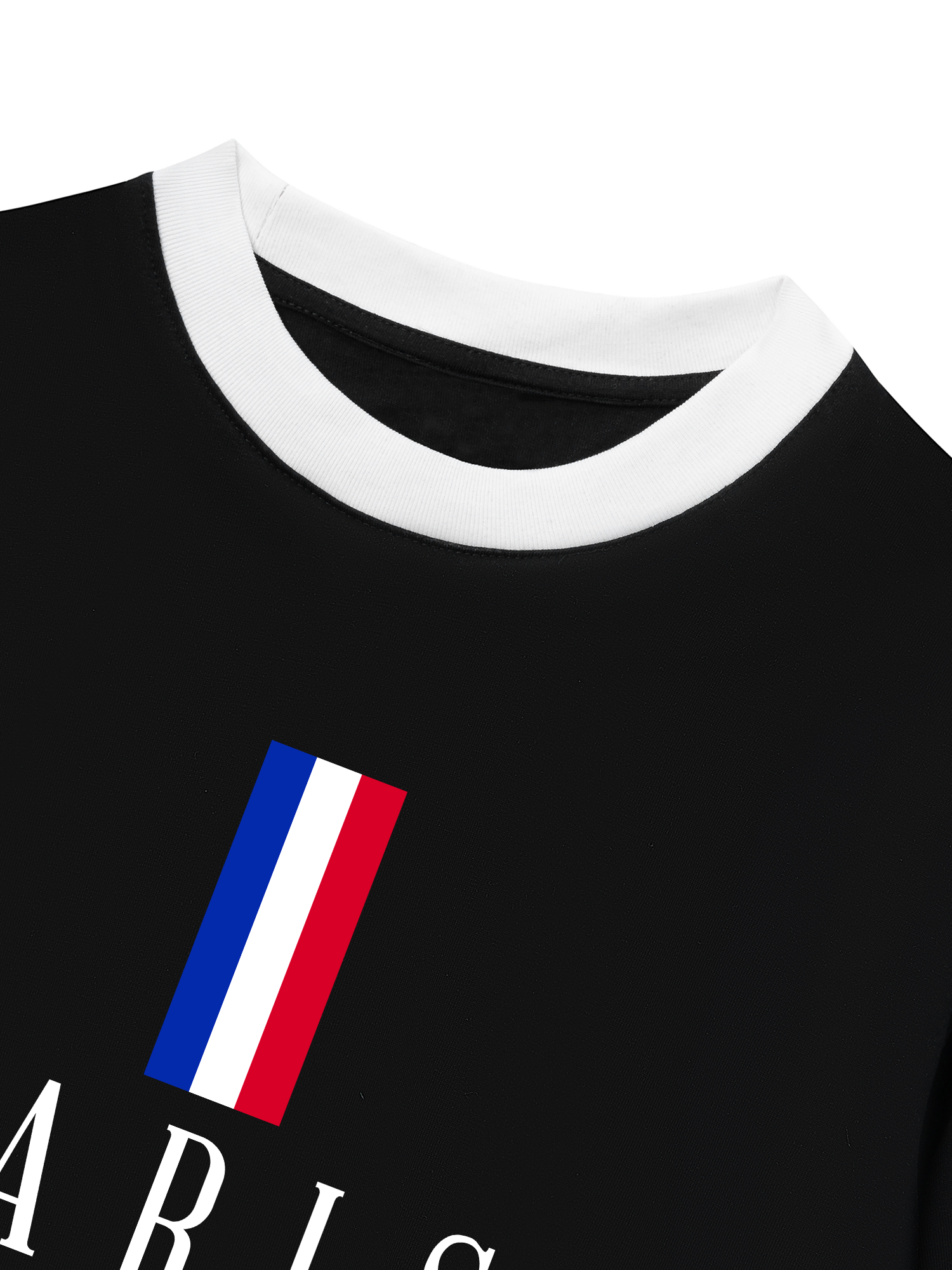 Áo Thun Ringer Relaxed Fit Paris Minimalist